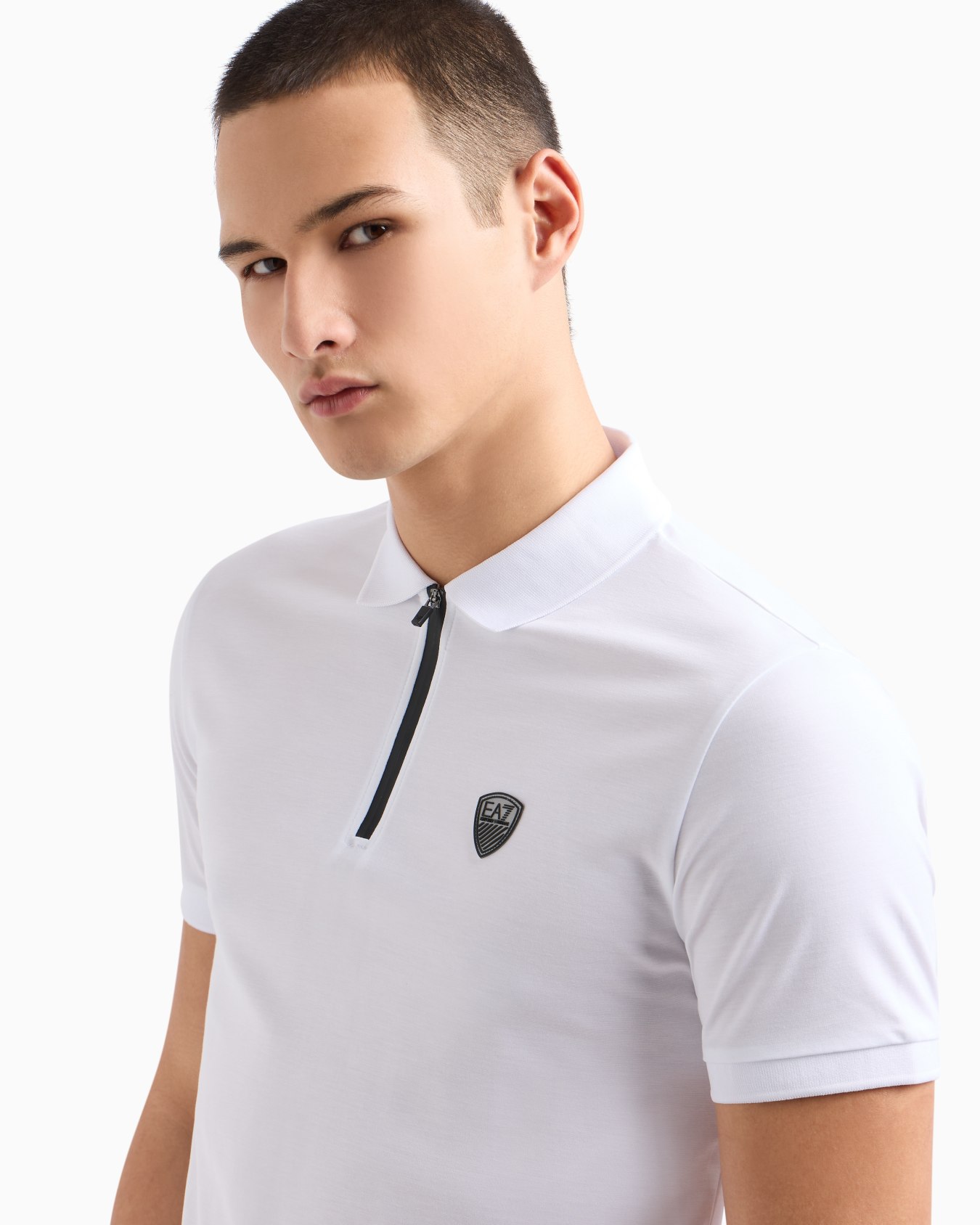 Polo Premium Shield en jersey de viscose et nylon Diapositive 4