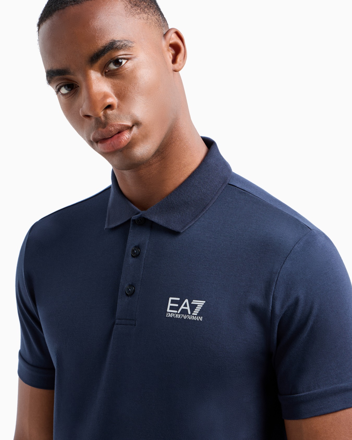 Core Identity stretch-cotton polo shirt Slide 4