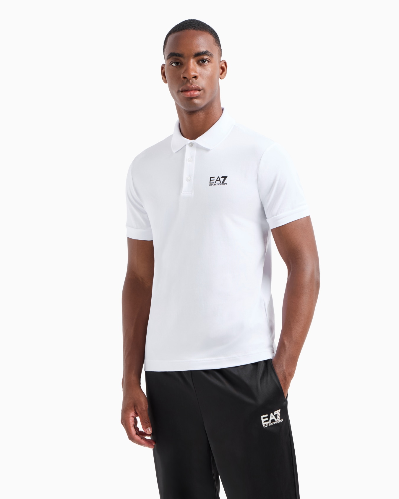 Polo Core Identity en coton stretch  Diapositive 3
