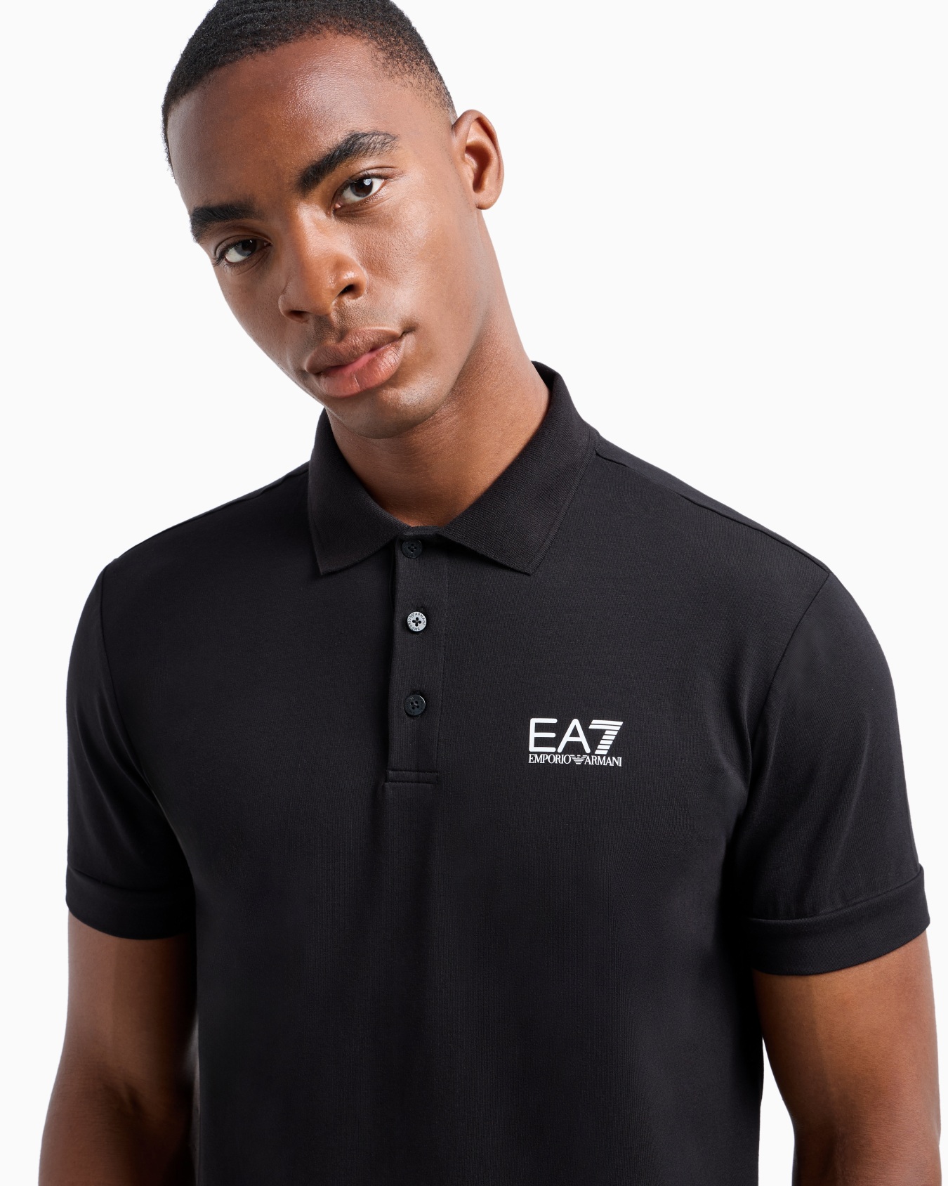 Core Identity stretch-cotton polo shirt Slide 4