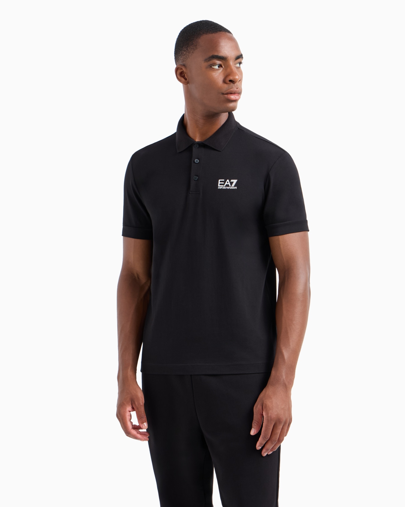 Core Identity stretch-cotton polo shirt Slide 3