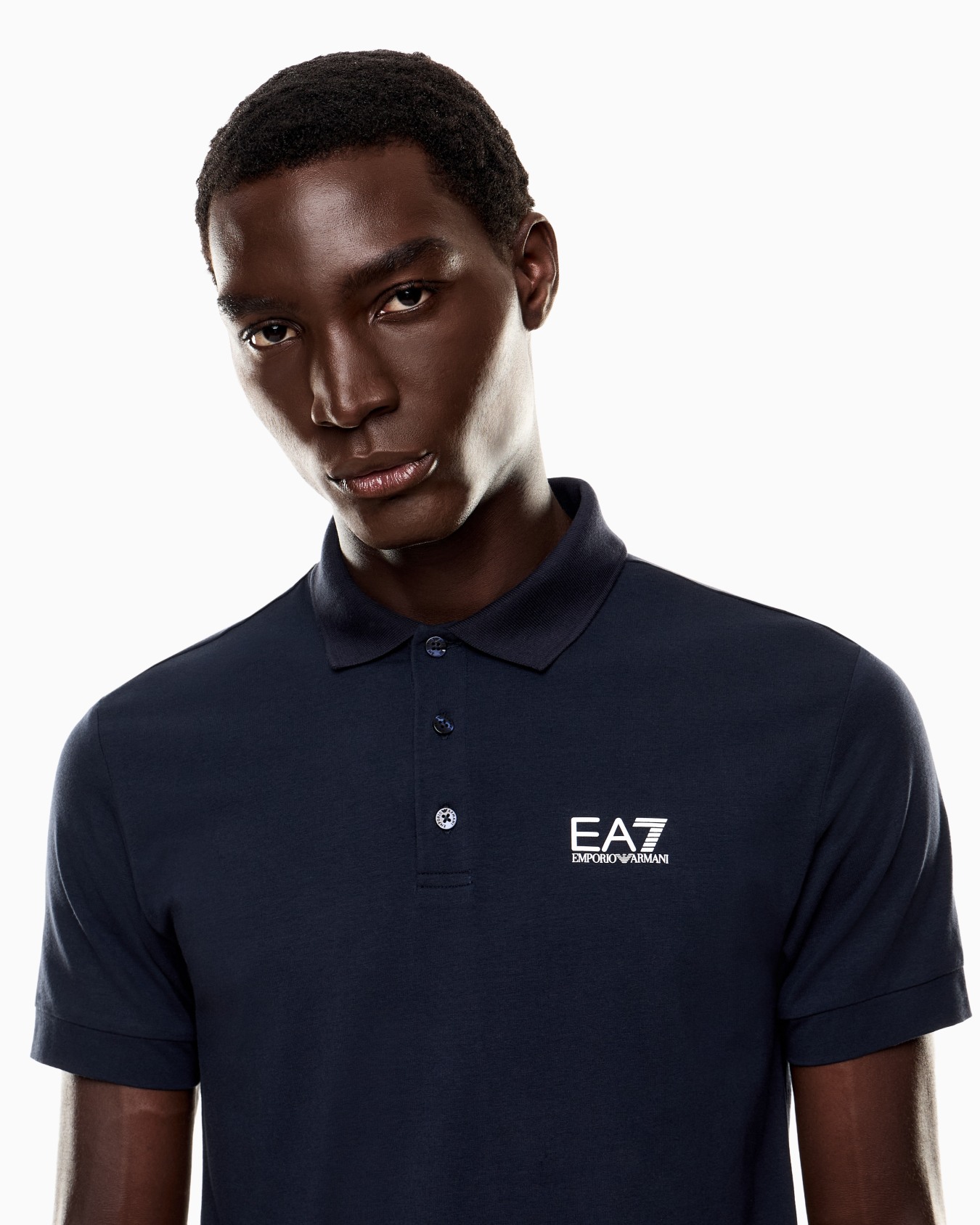 Core Identity stretch-cotton polo shirt Diapositiva 4
