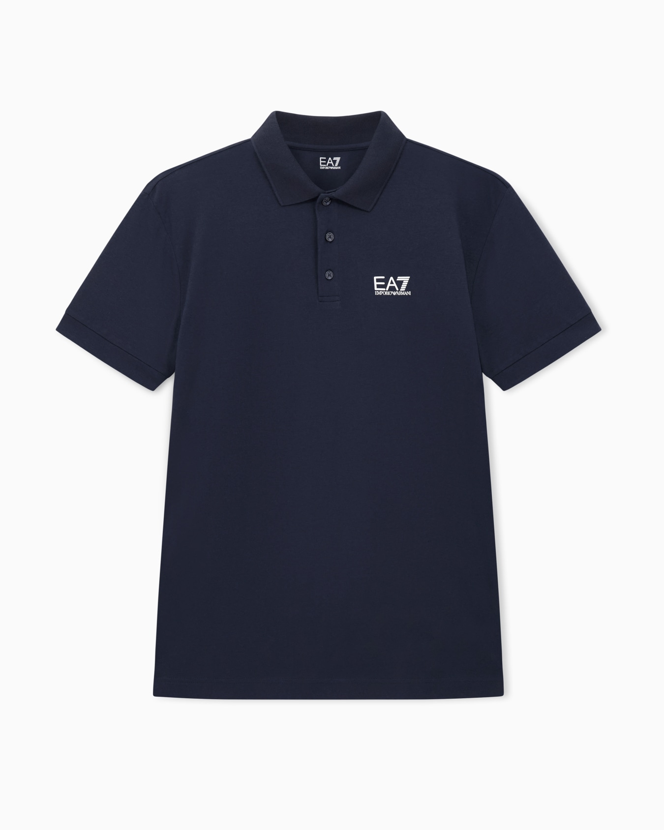 Core Identity stretch-cotton polo shirt Diapositiva 0