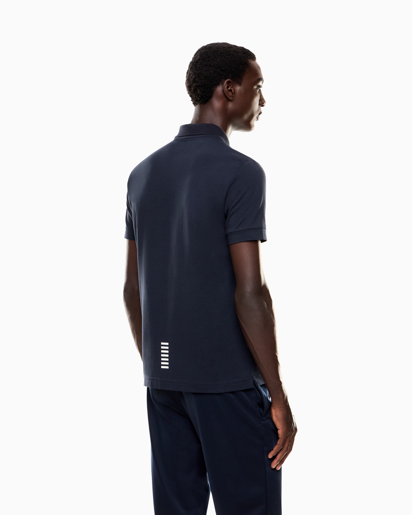 Core Identity stretch-cotton polo shirt Diapositiva 2