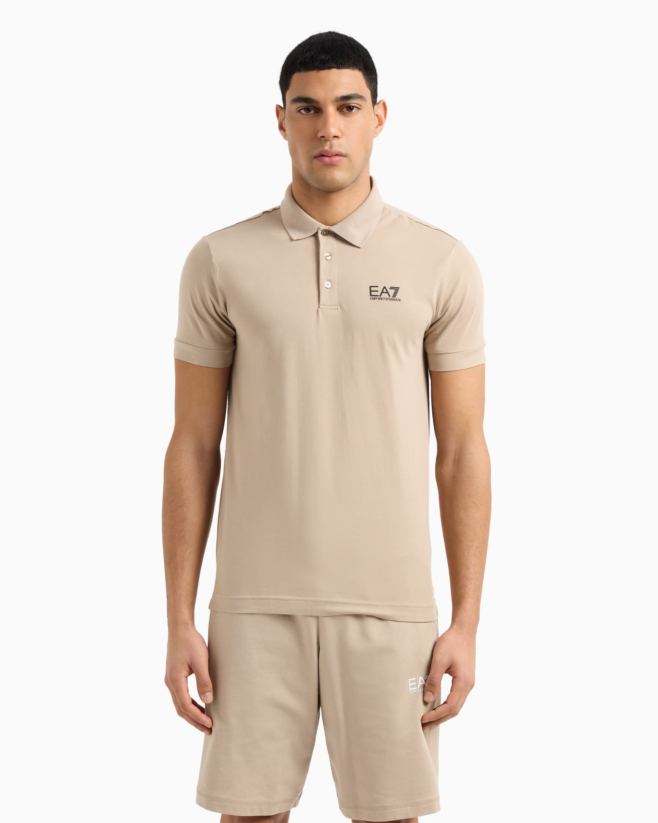 Core Identity stretch-cotton polo shirt Slide 3