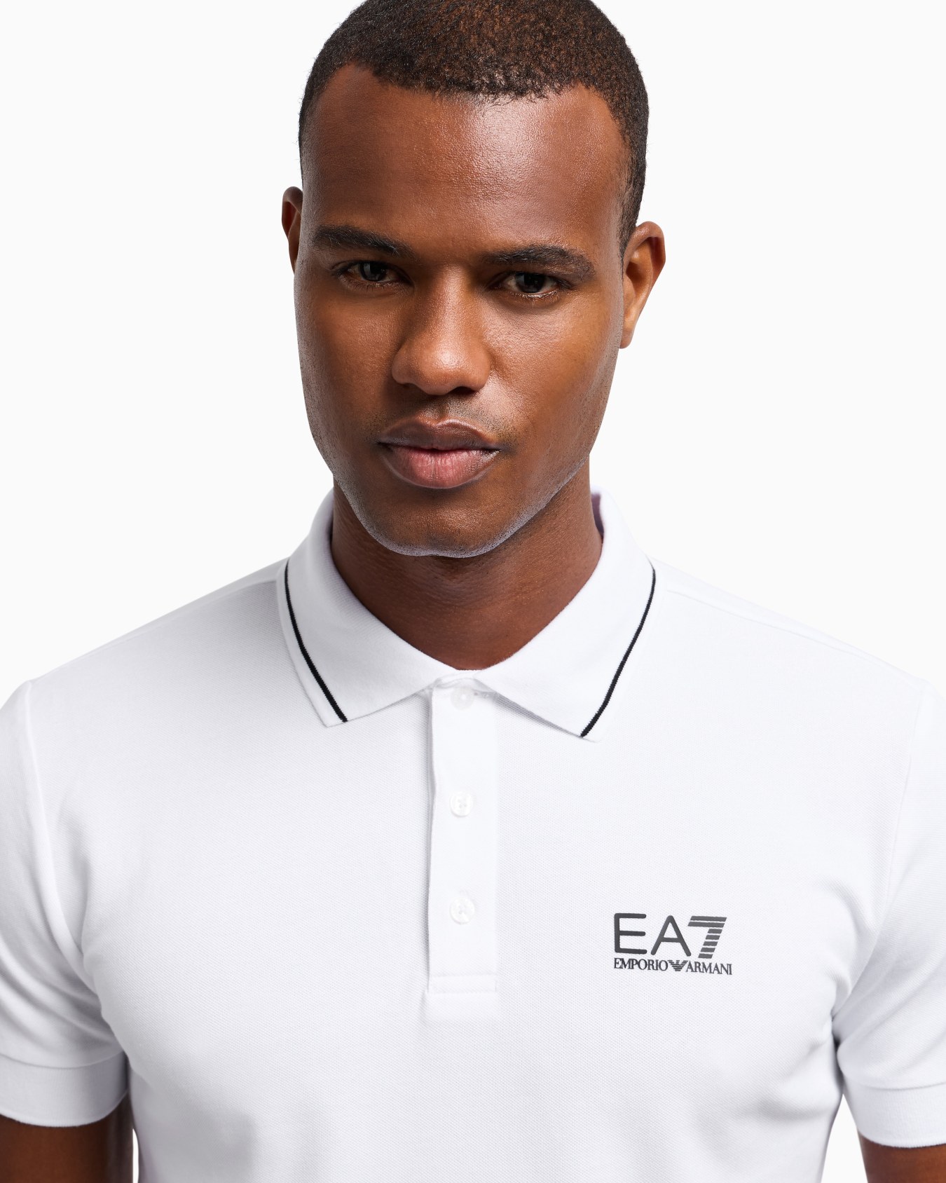 Core Identity stretch-cotton piqué polo shirt Slide 4