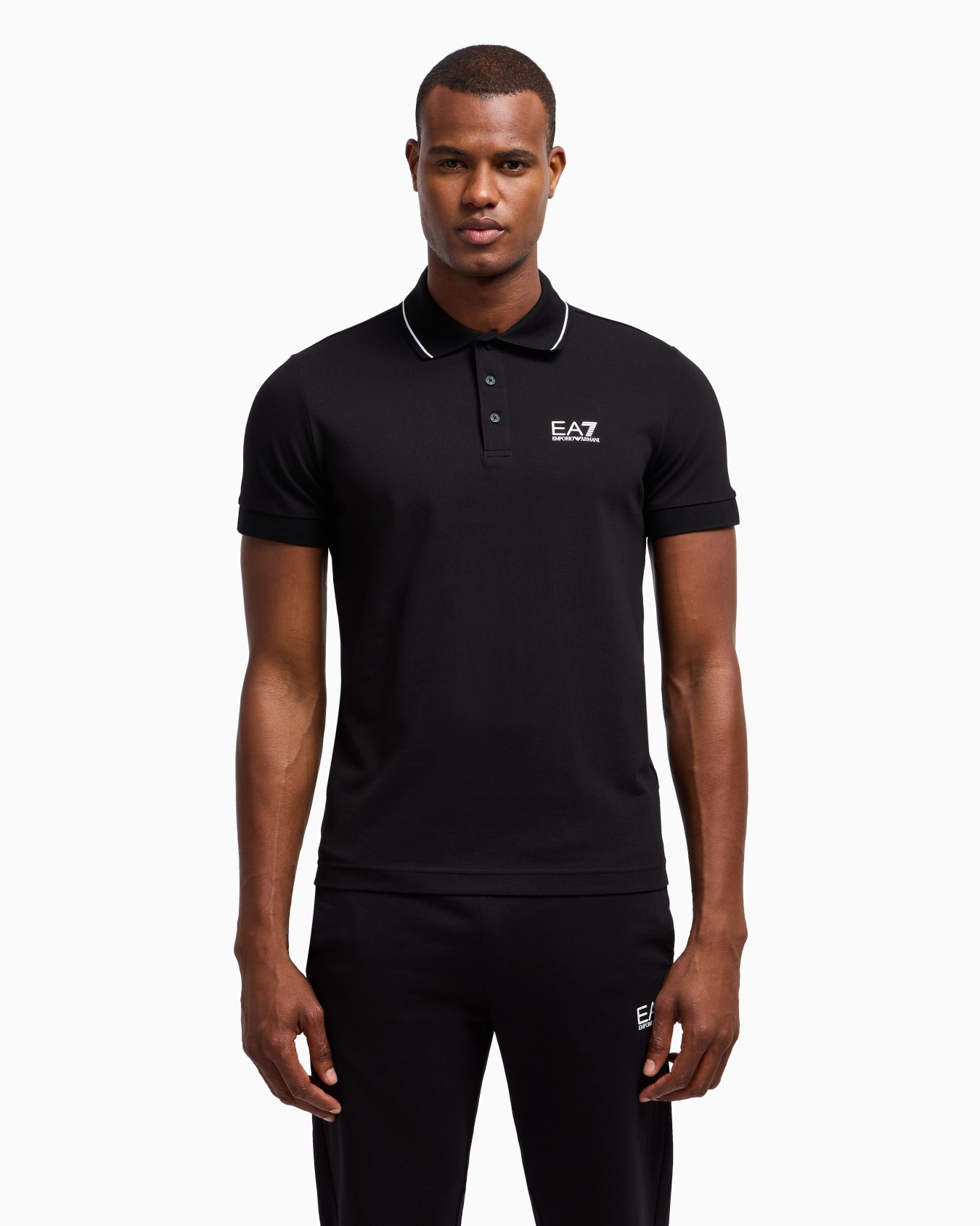 Polo Core Identity en piqué de coton stretch  Diapositive 3