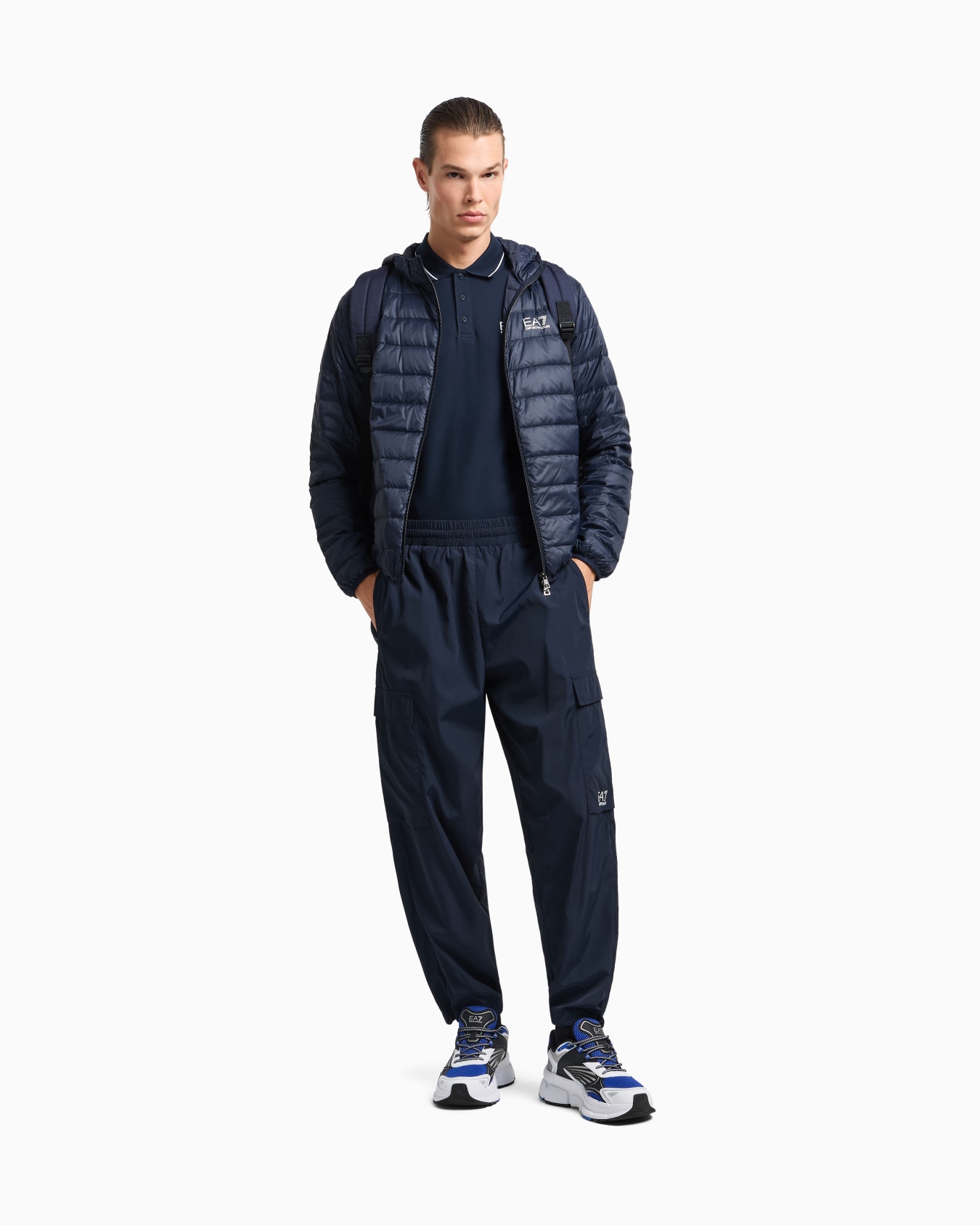 Core Identity stretch-cotton piqué polo shirt Slide 1