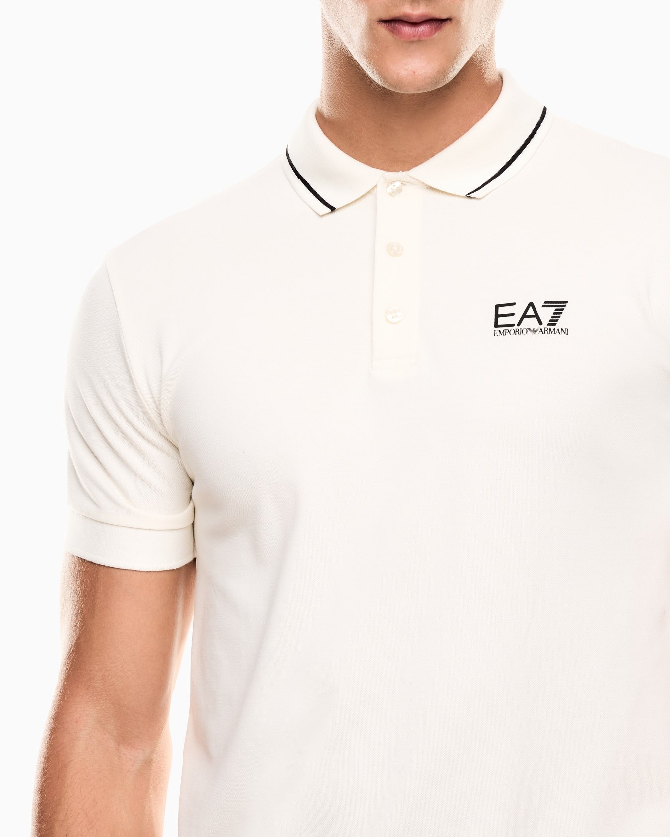Core Identity stretch-cotton piqué polo shirt Slide 4