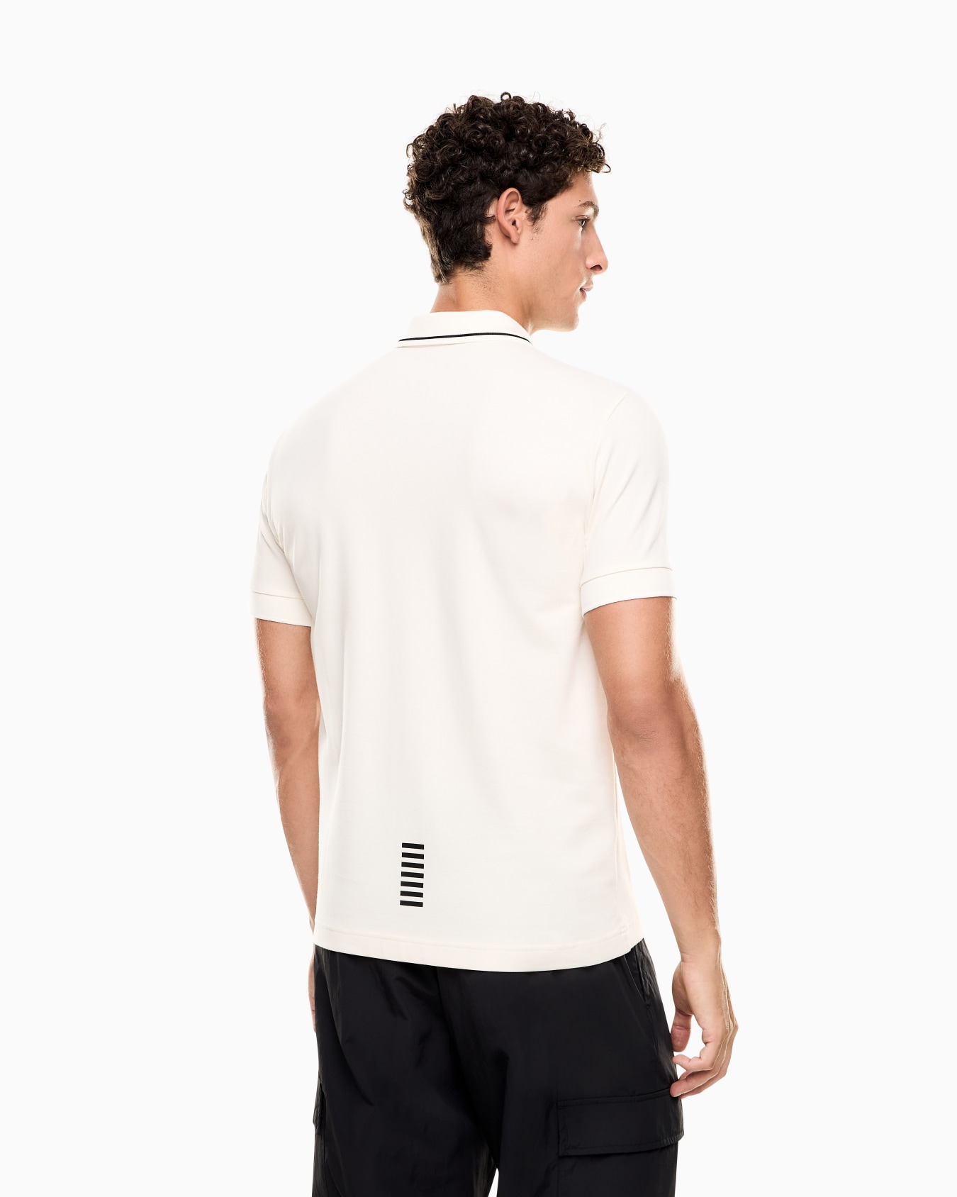 Core Identity stretch-cotton piqué polo shirt Slide 2
