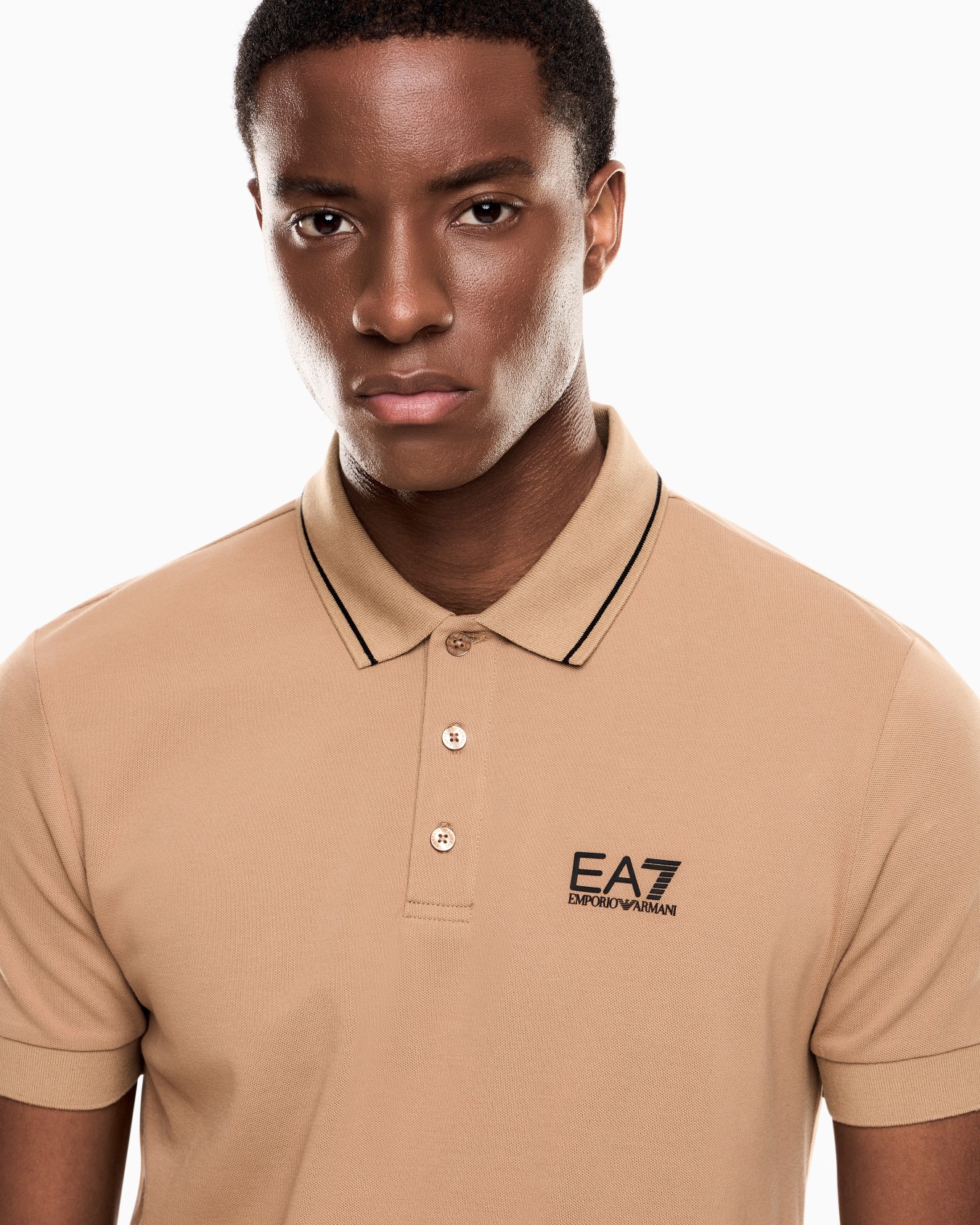 Core Identity stretch-cotton piqué polo shirt Slide 4
