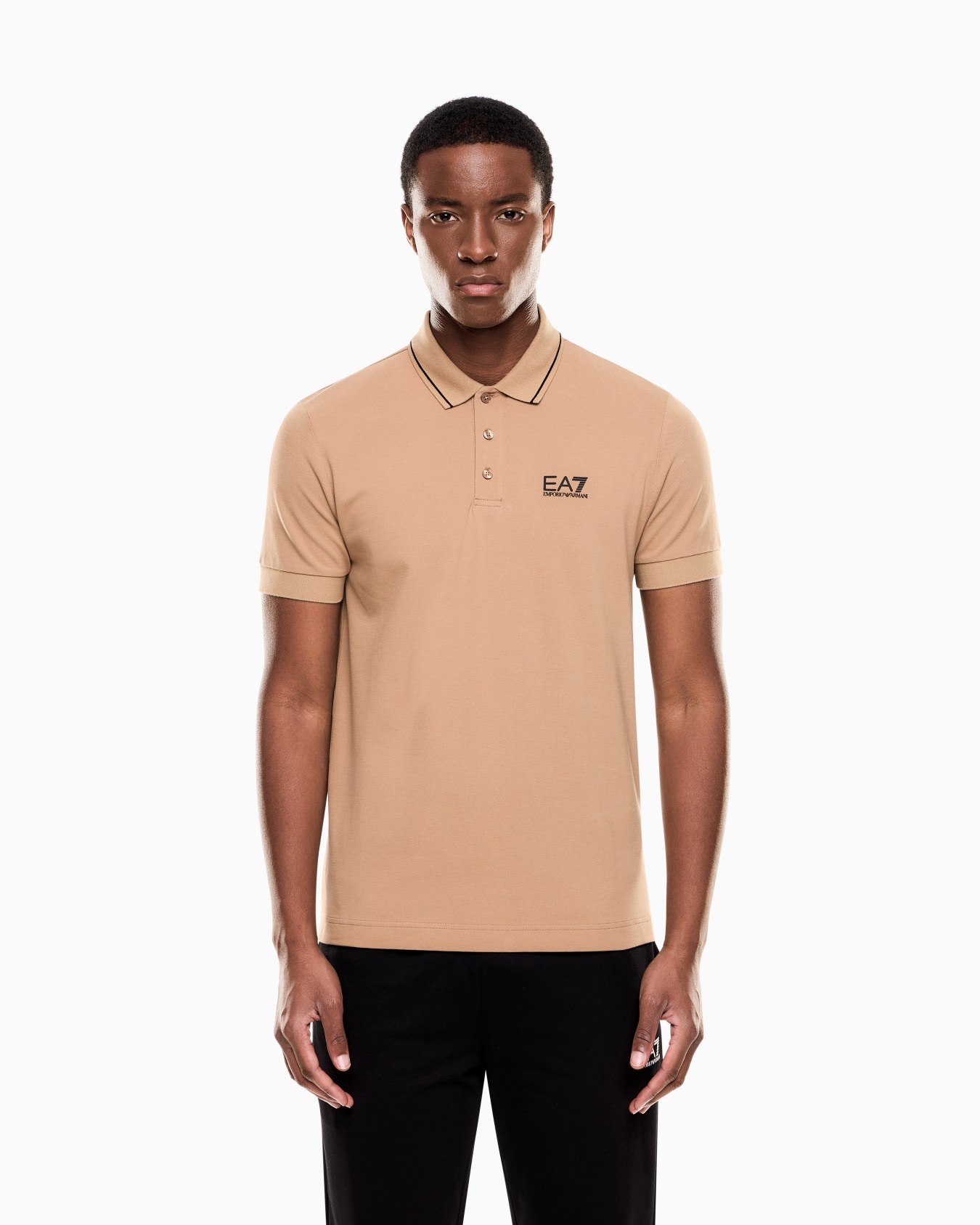 Core Identity stretch-cotton piqué polo shirt Slide 3