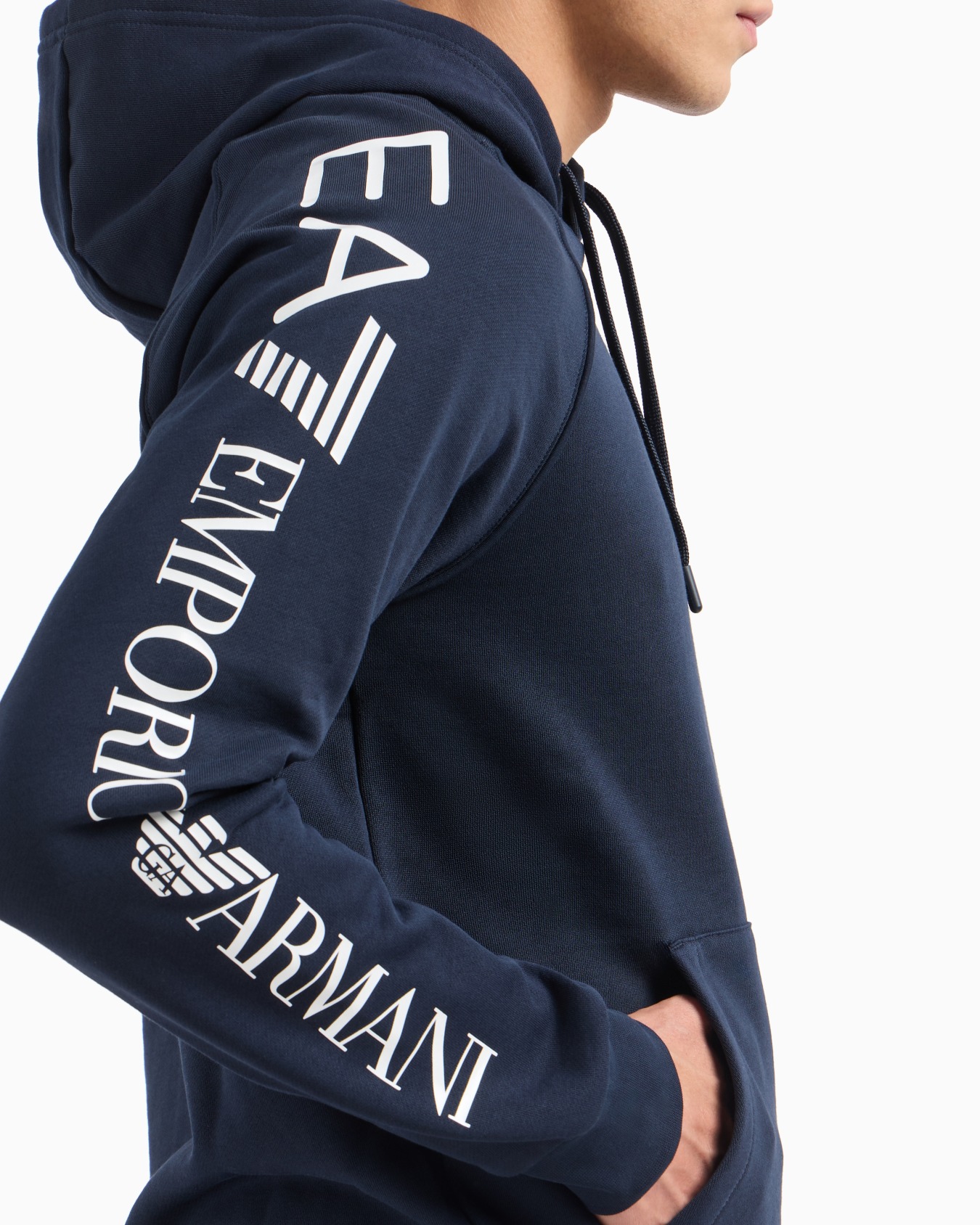 Cotton-blend hooded Logo Series sweatshirt Slide 4