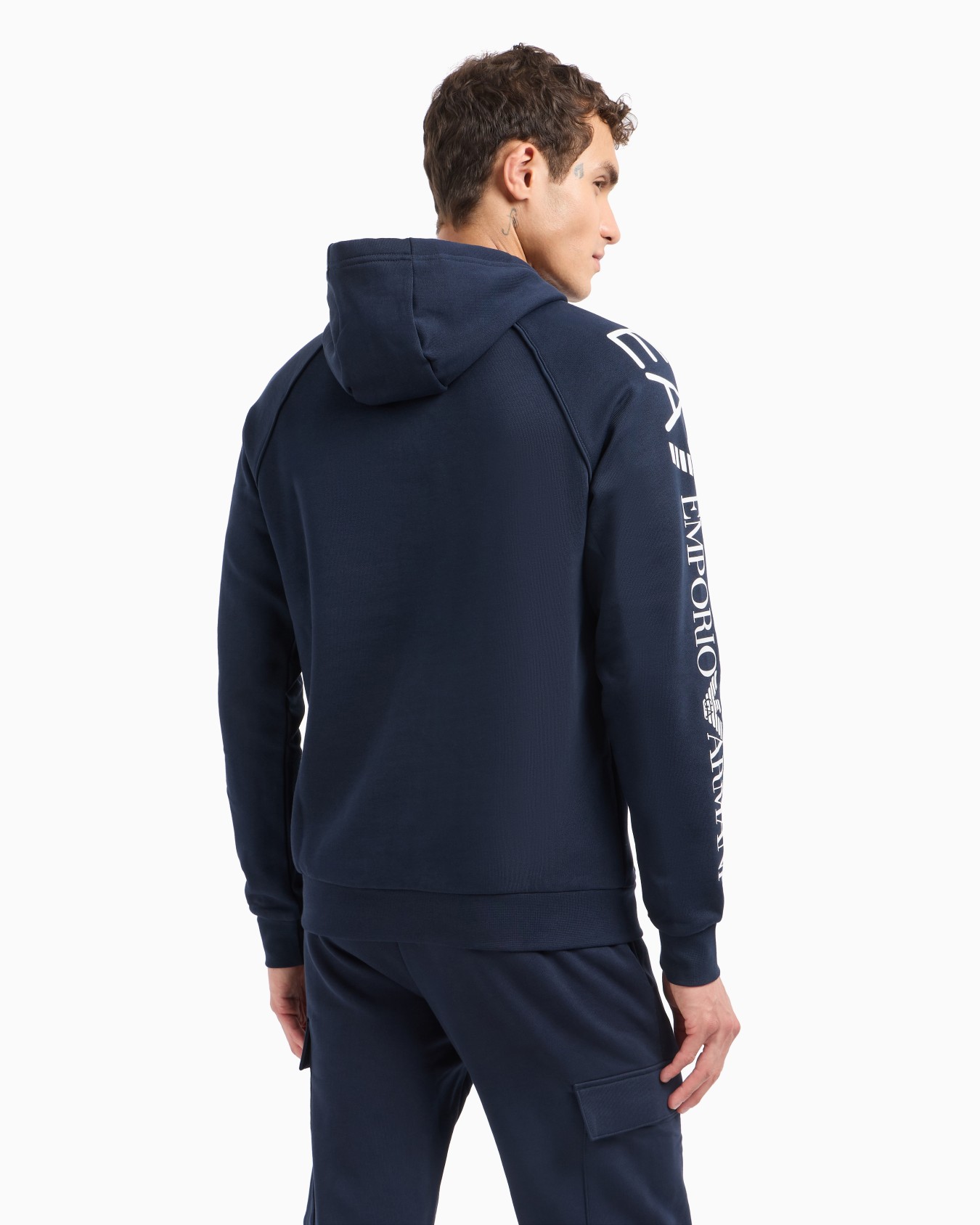 Cotton-blend hooded Logo Series sweatshirt Slide 2