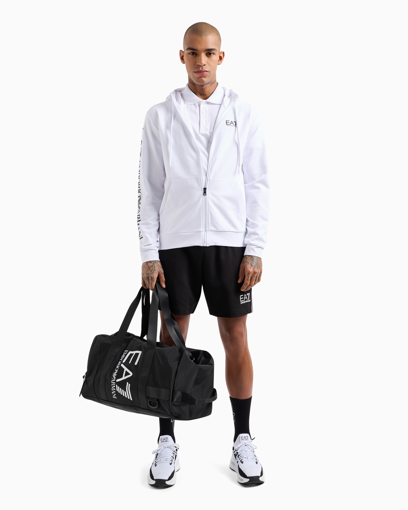 Logo Series hoodie in cotton Slide 3