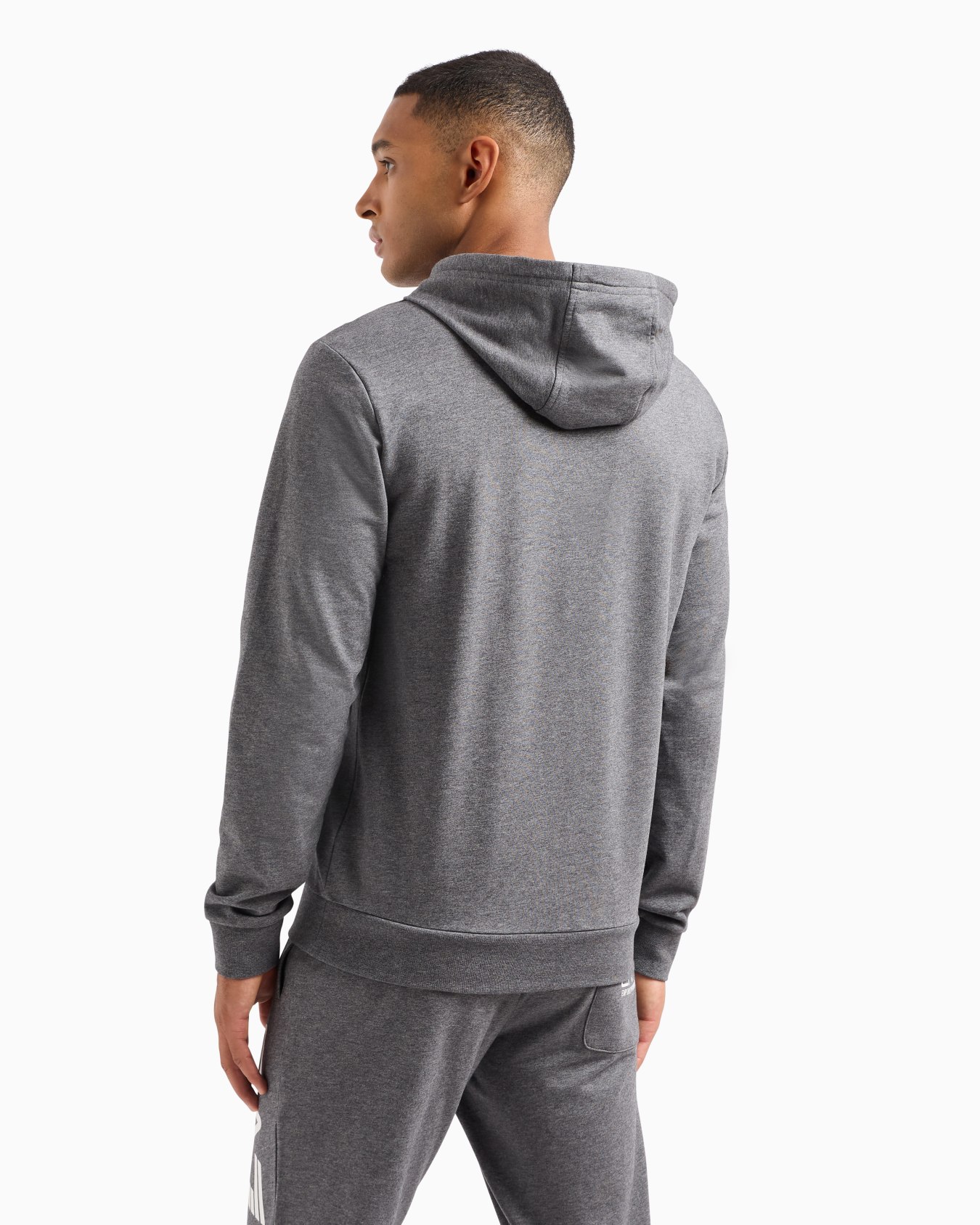 Logo Series hooded cotton sweatshirt Slide 2