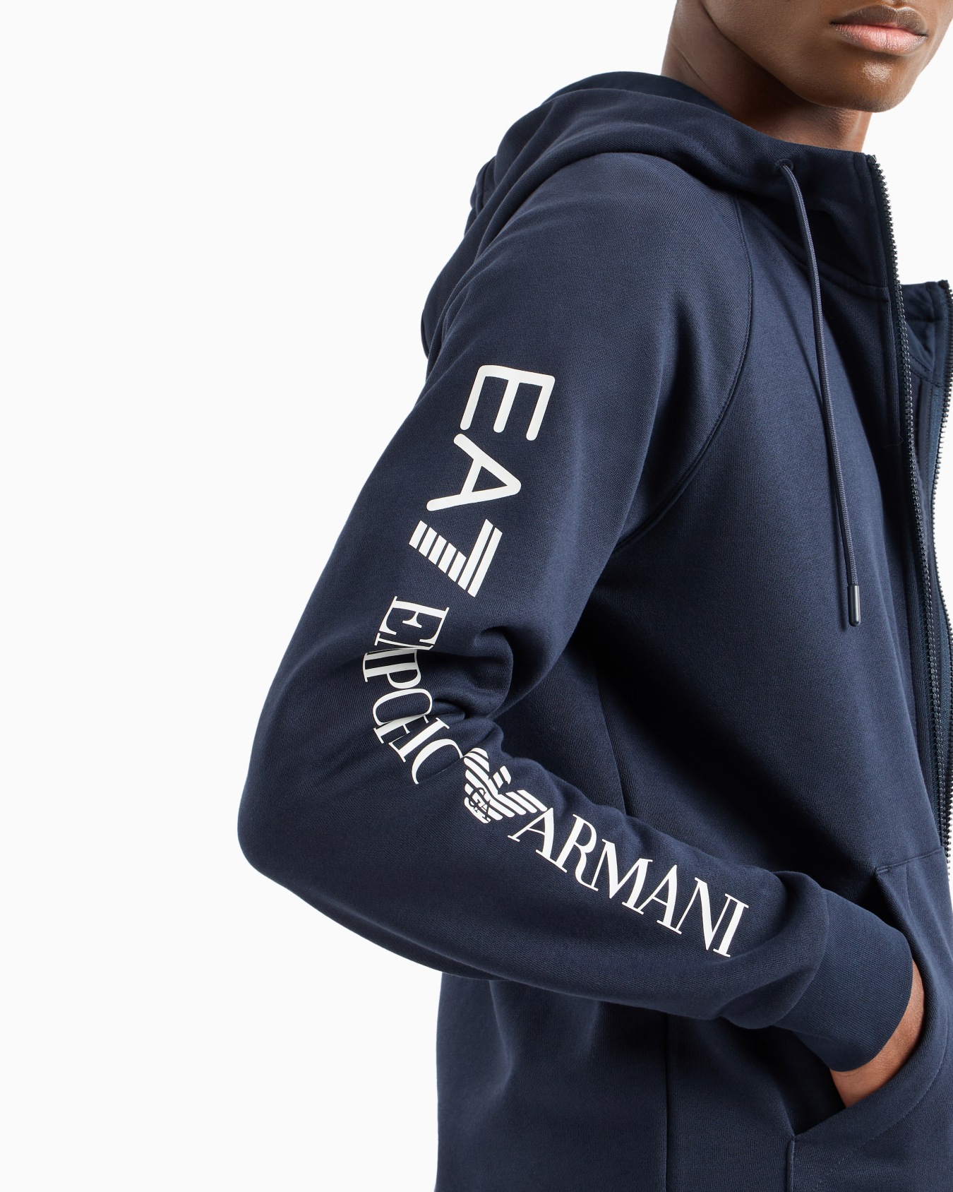 Cotton-blend hooded Logo Series sweatshirt Slide 4