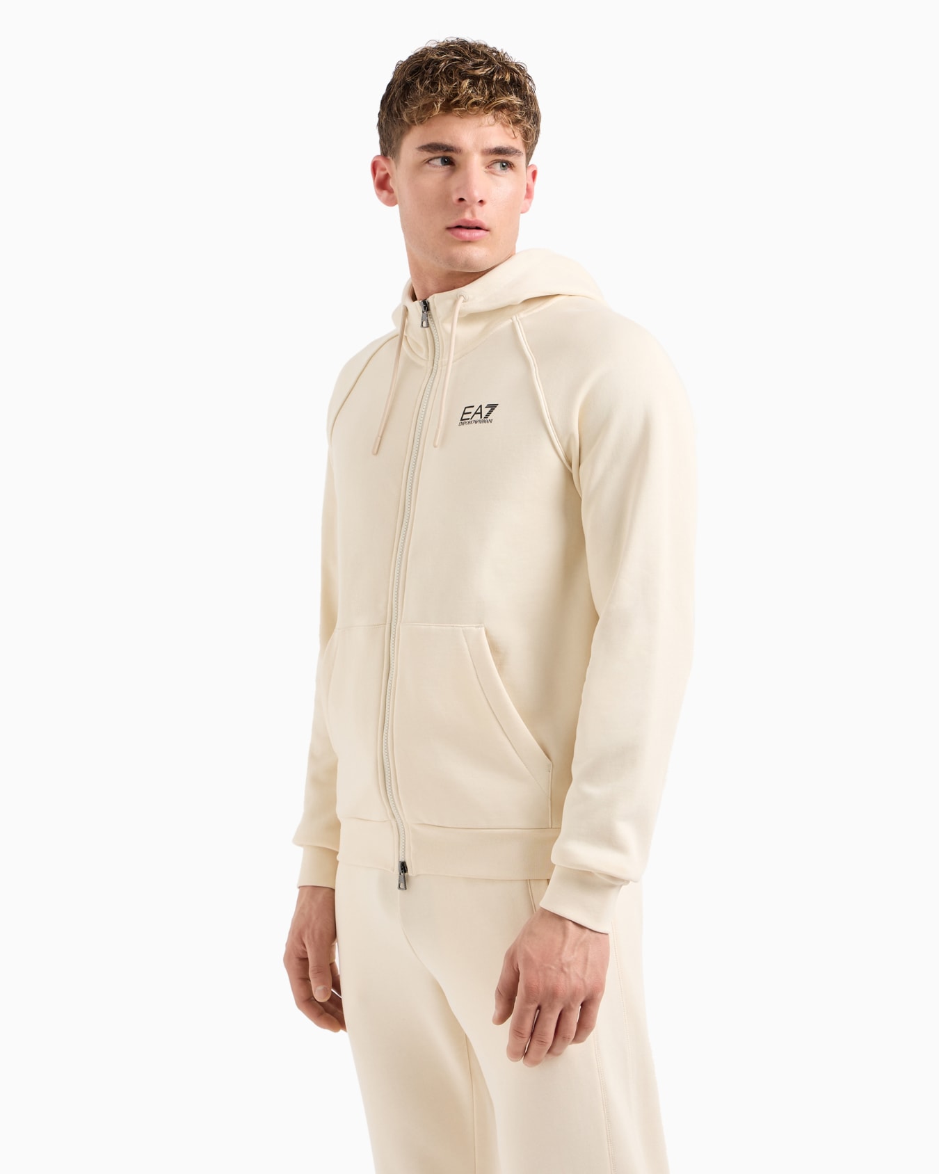 Cotton-blend hooded Logo Series sweatshirt Slide 1