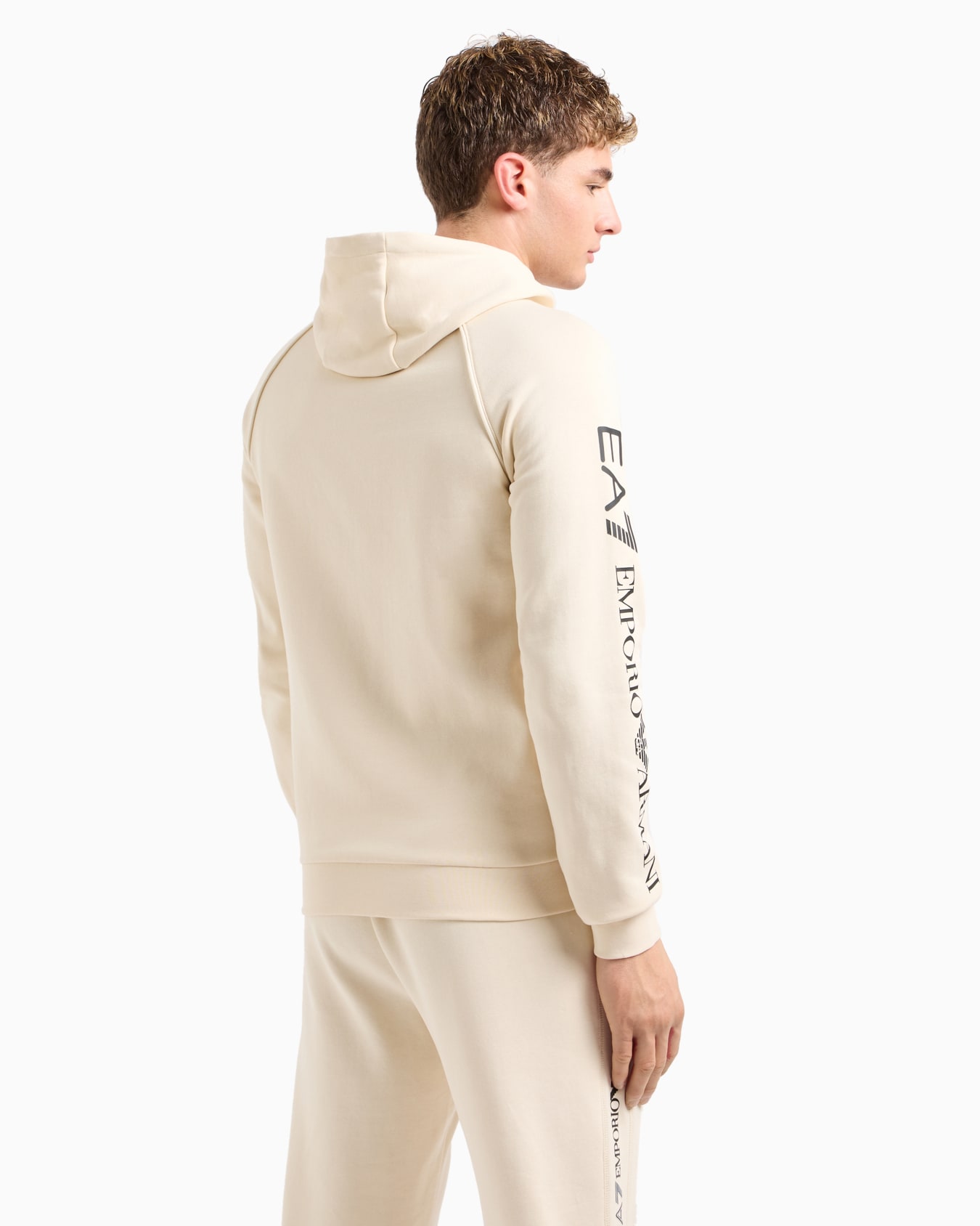 Cotton-blend hooded Logo Series sweatshirt Slide 2
