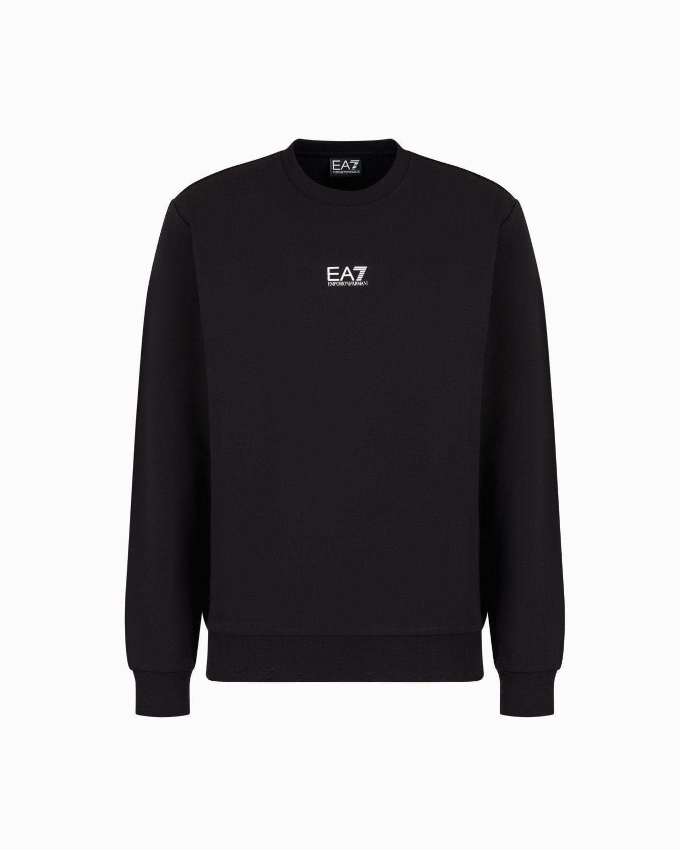 Core Identity cotton crew-neck sweatshirt Slide 0
