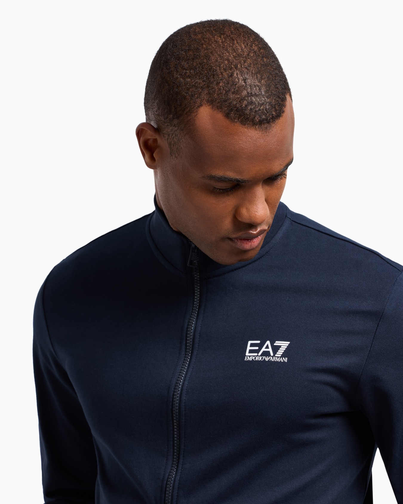 Core Identity Sweatshirt mit Reißverschluss aus Baumwolle Folie 4