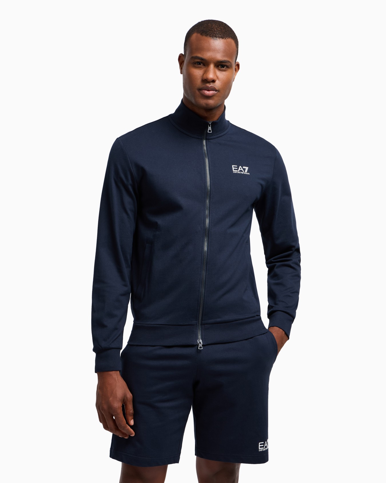 Core Identity Sweatshirt mit Reißverschluss aus Baumwolle Folie 3