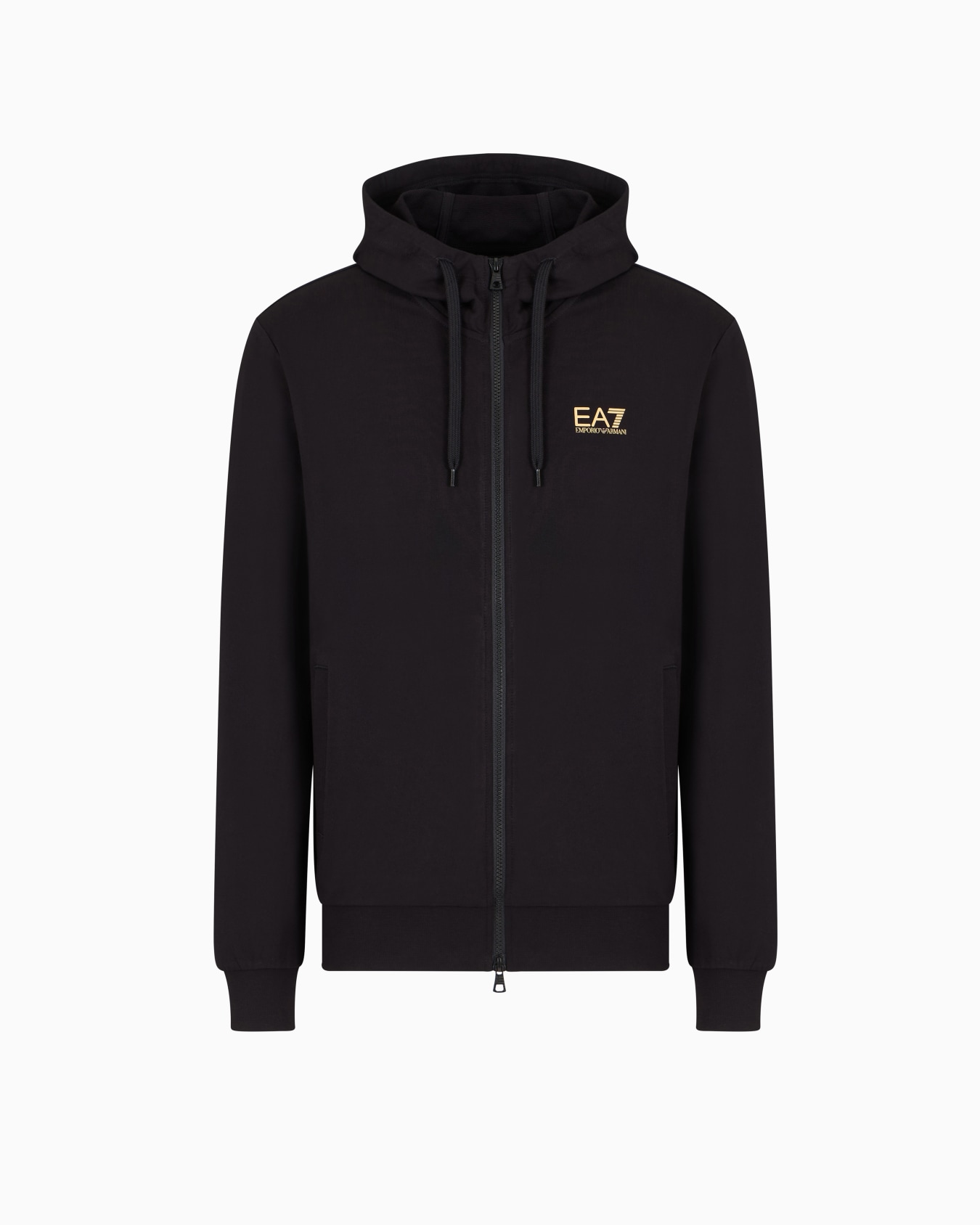 Core Identity cotton hooded sweatshirt Slide 0