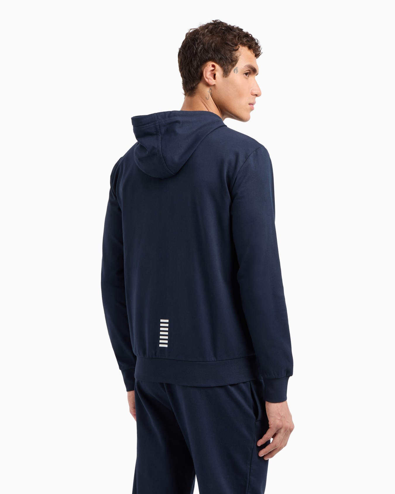 Core Identity cotton hooded sweatshirt Slide 2