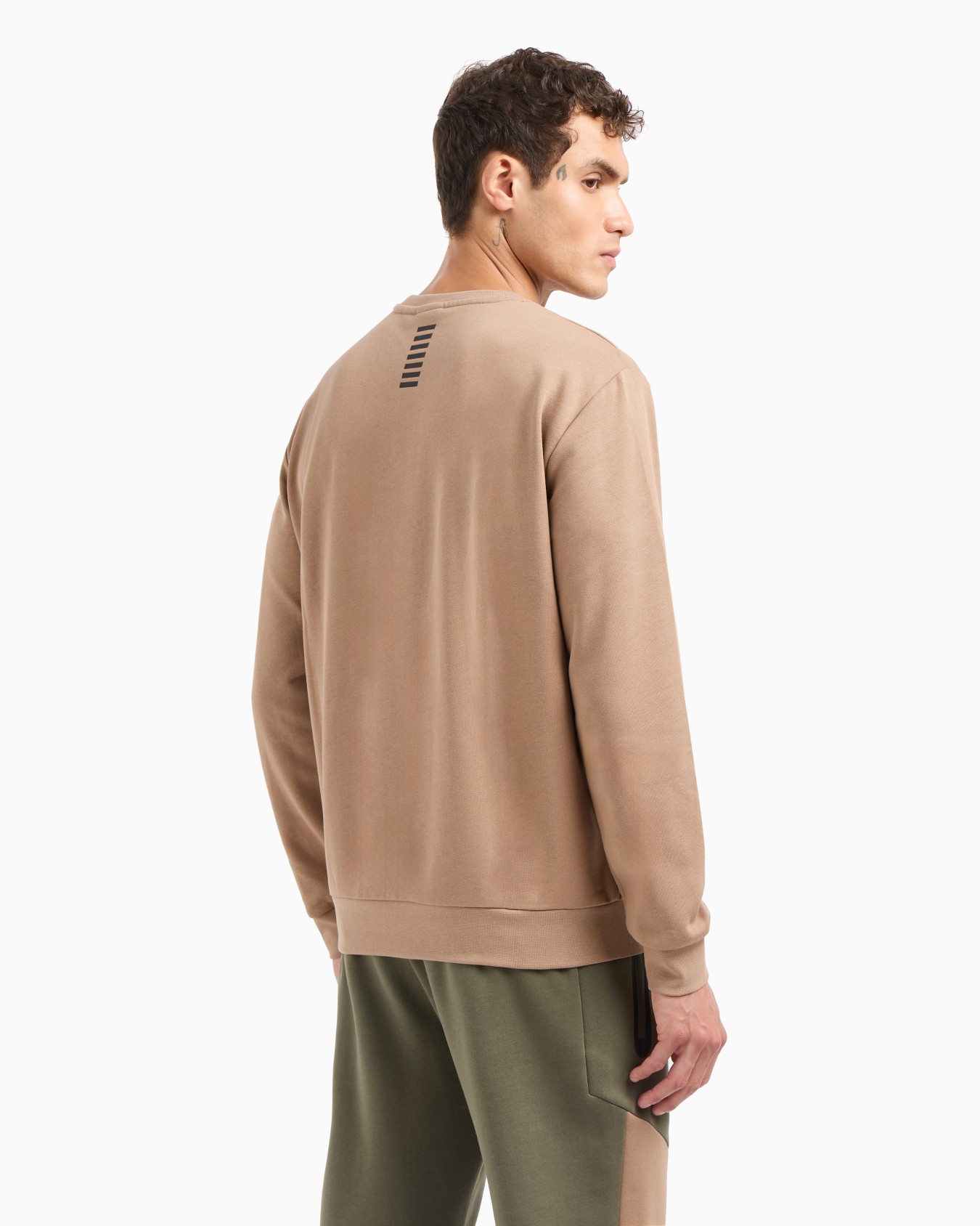 Sweat-shirt ras-du-cou en coton mélangé Core Identity Diapositive 2