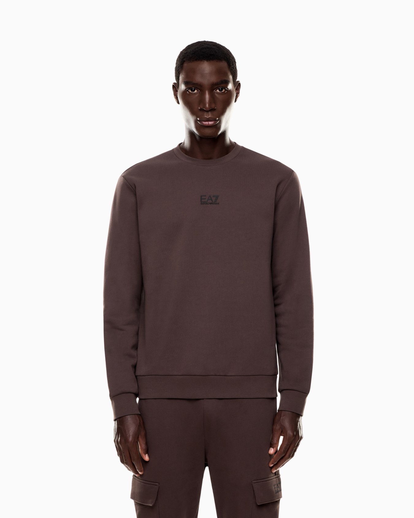Core Identity cotton-blend crew-neck sweatshirt Slide 3