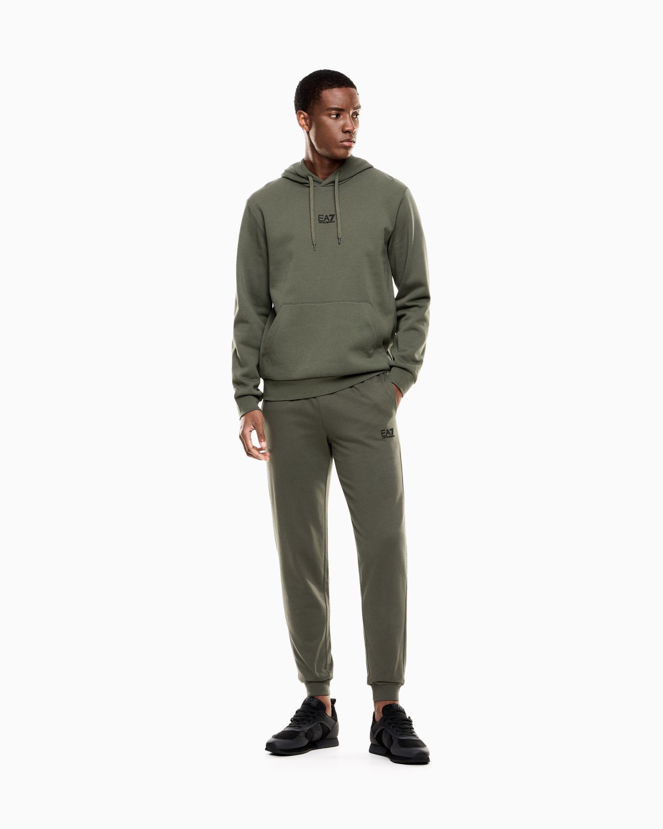 Sudadera con capucha Core Identity de mezcla de algodón Diapositiva 1