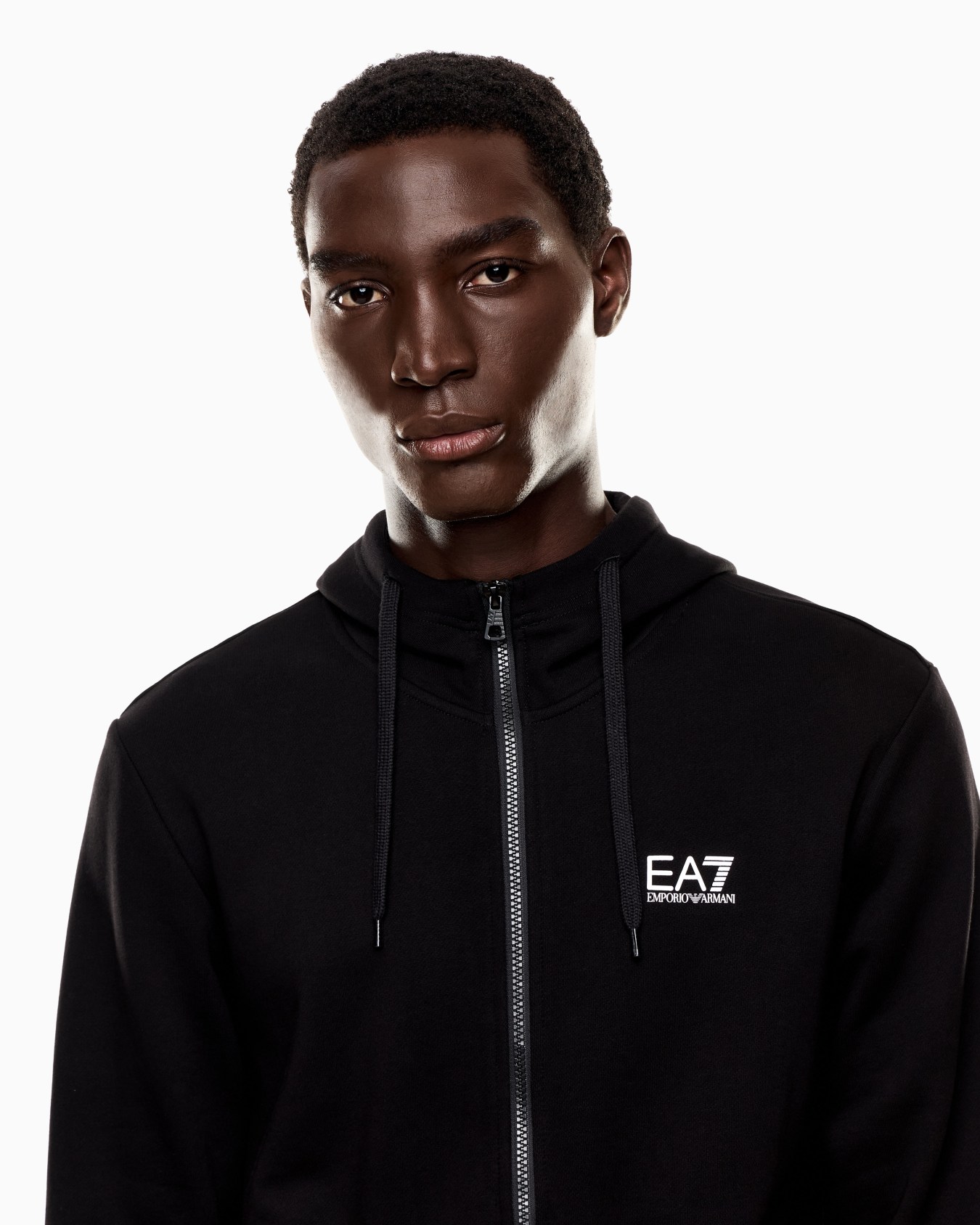 Sudadera con capucha Core Identity de mezcla de algodón Diapositiva 4