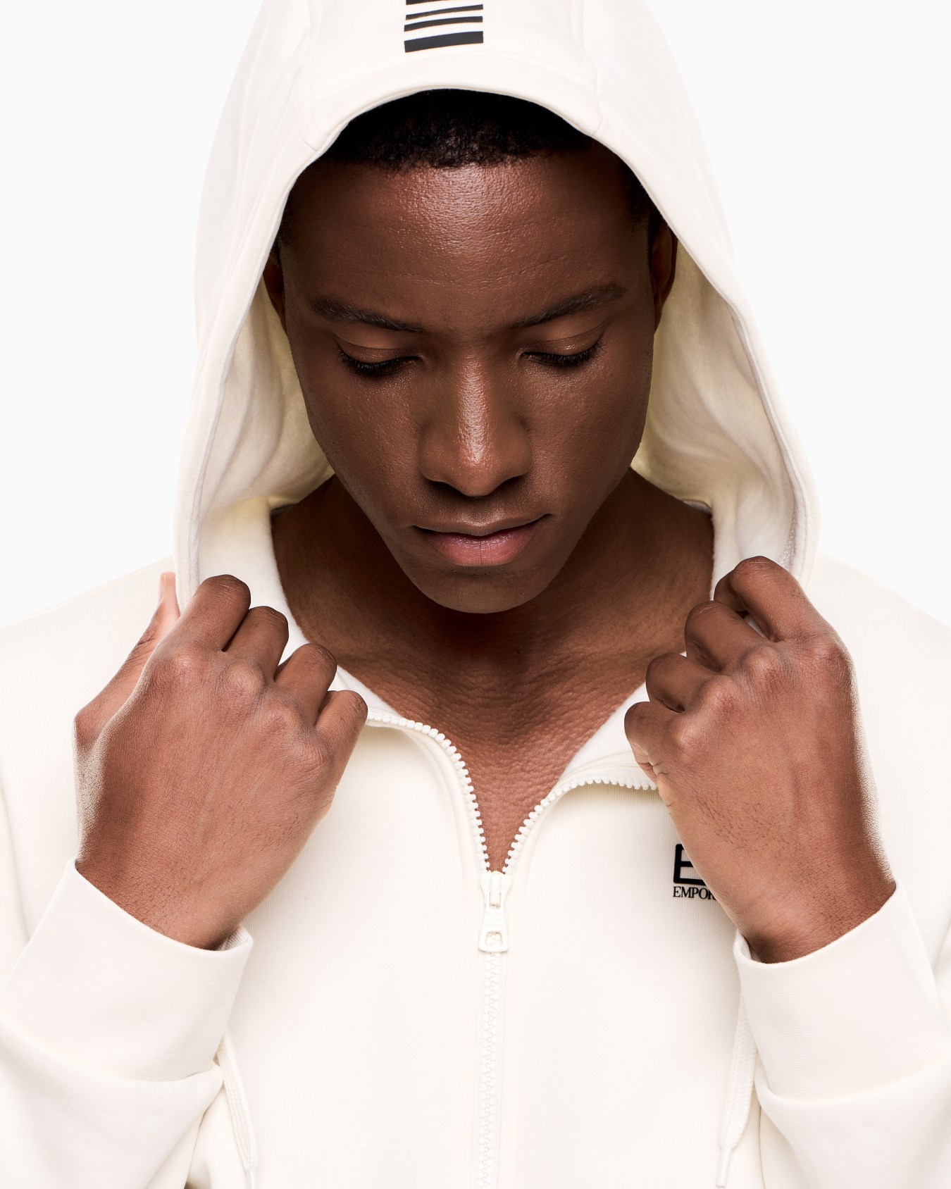 Core Identity cotton-blend hooded sweatshirt Slide 4