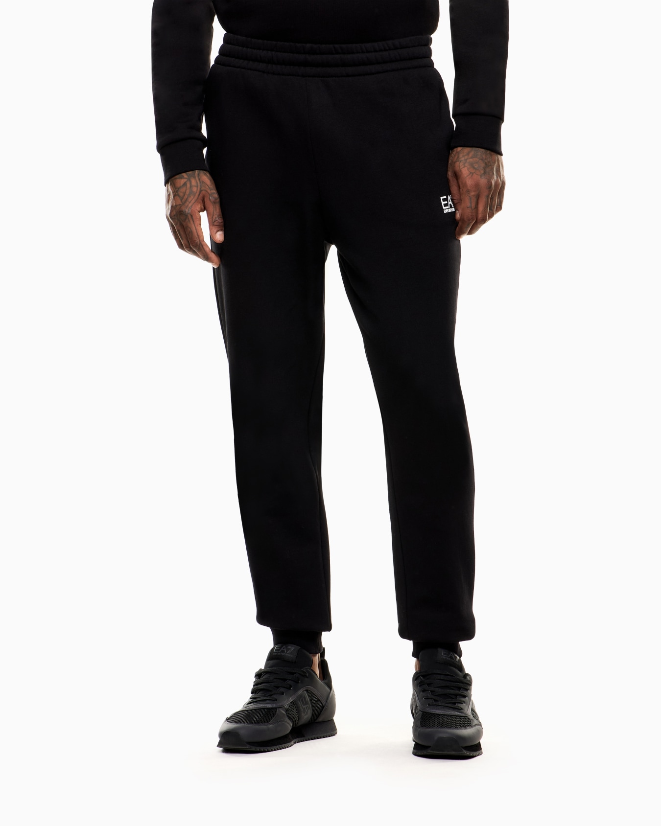 Pantalones de chándal de mezcla de algodón Core Identity Diapositiva 4