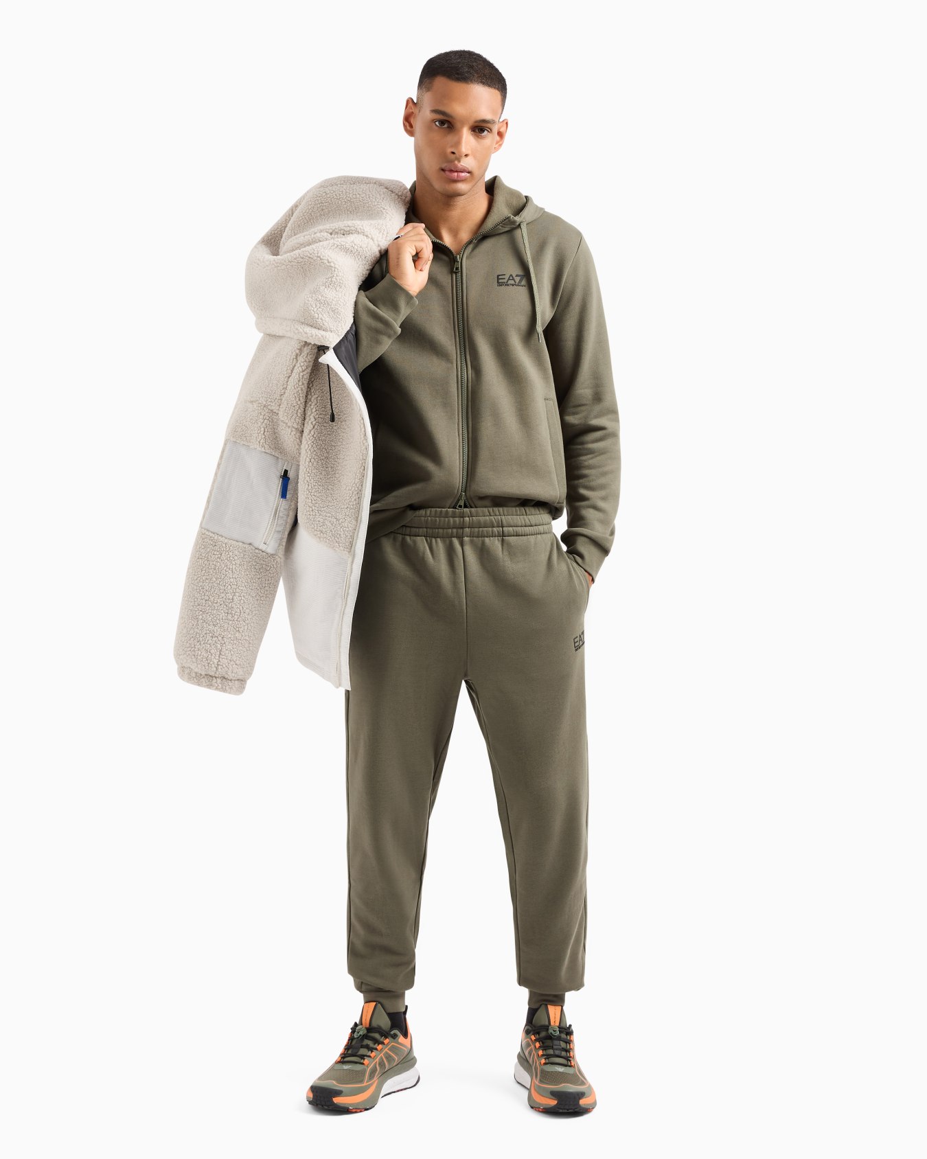 Pantalon de jogging en coton mélangé Core Identity Diapositive 3