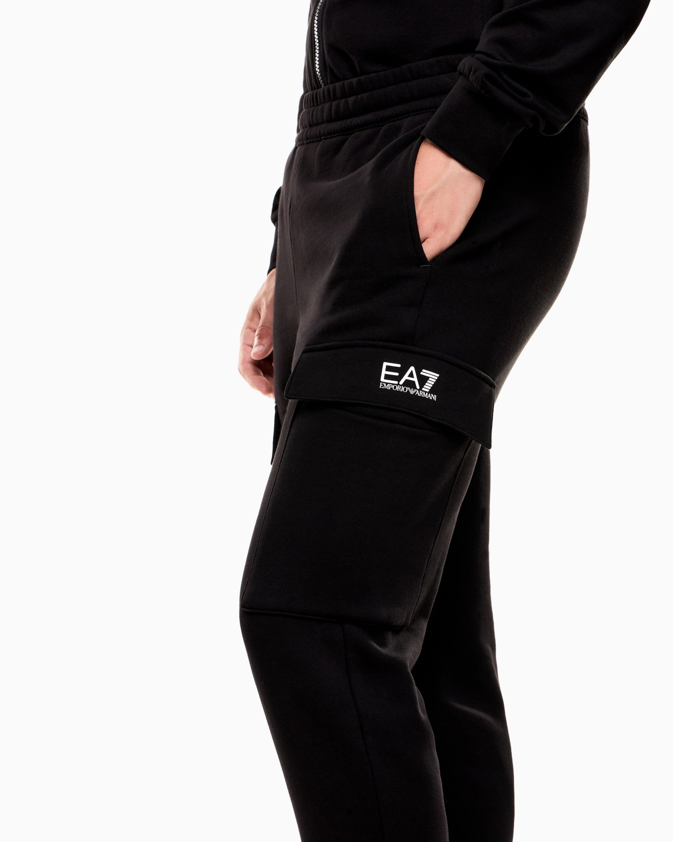Core Identity cotton-blend cargo trousers Slide 4