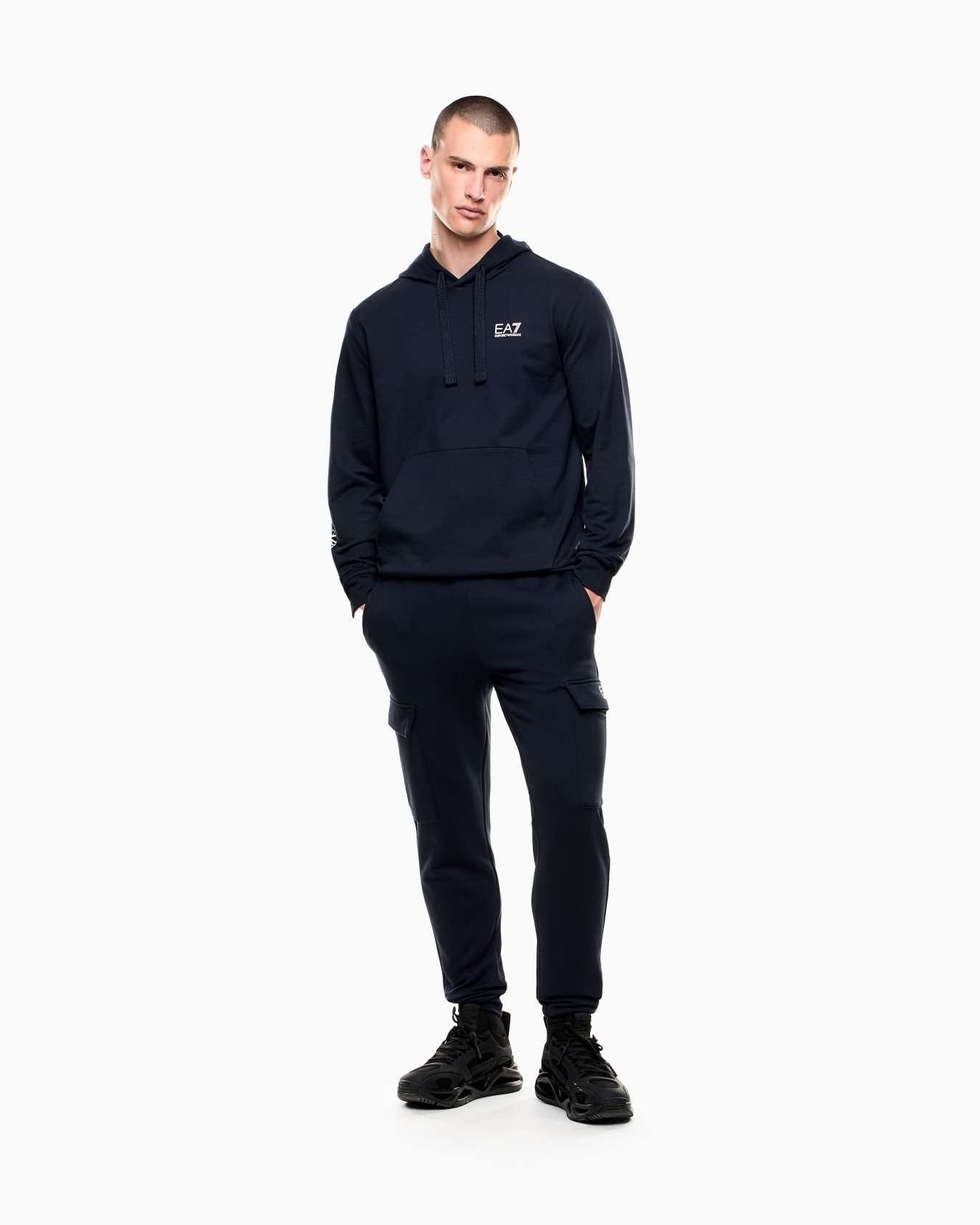 Core Identity cotton-blend cargo trousers Slide 1