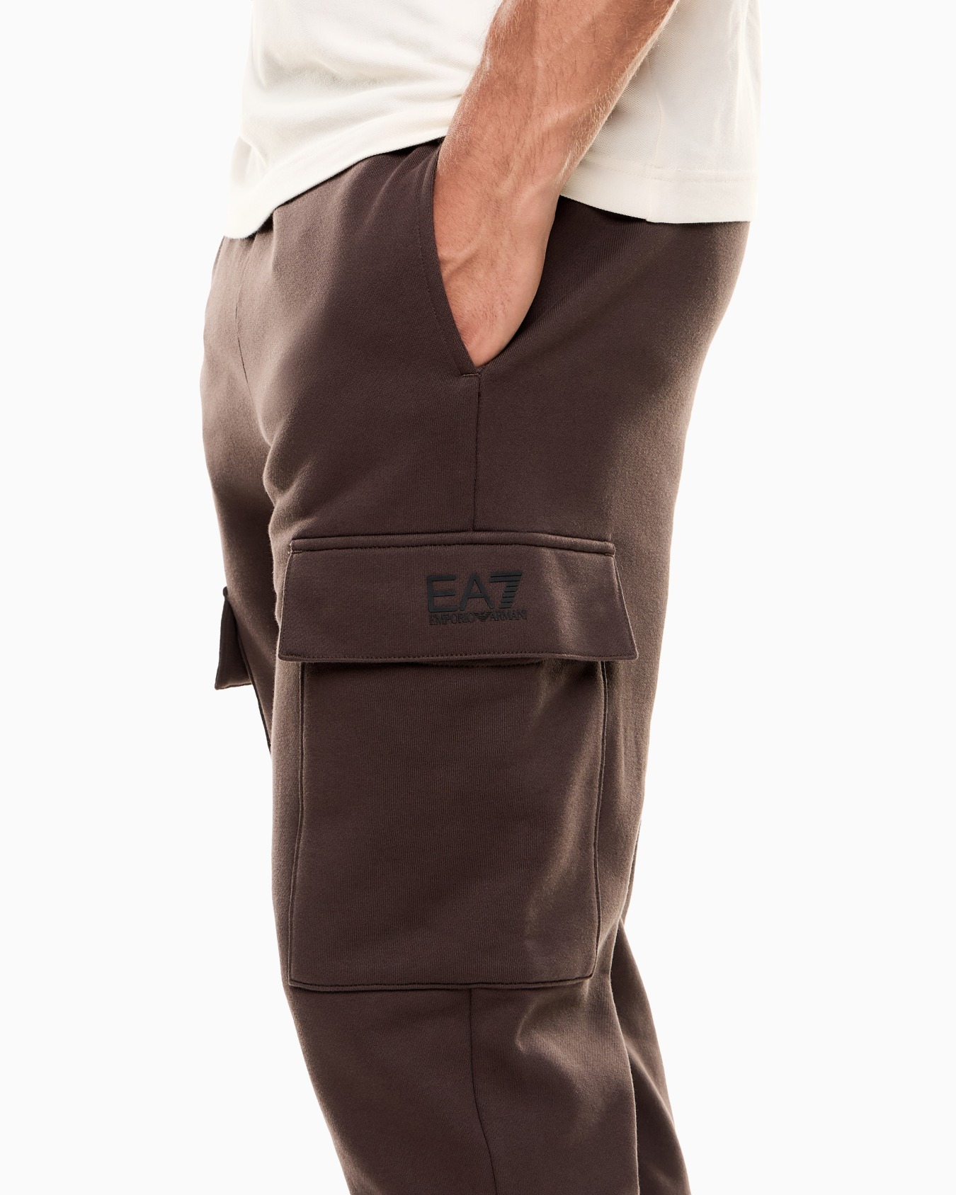 Core Identity cotton-blend cargo trousers Slide 4
