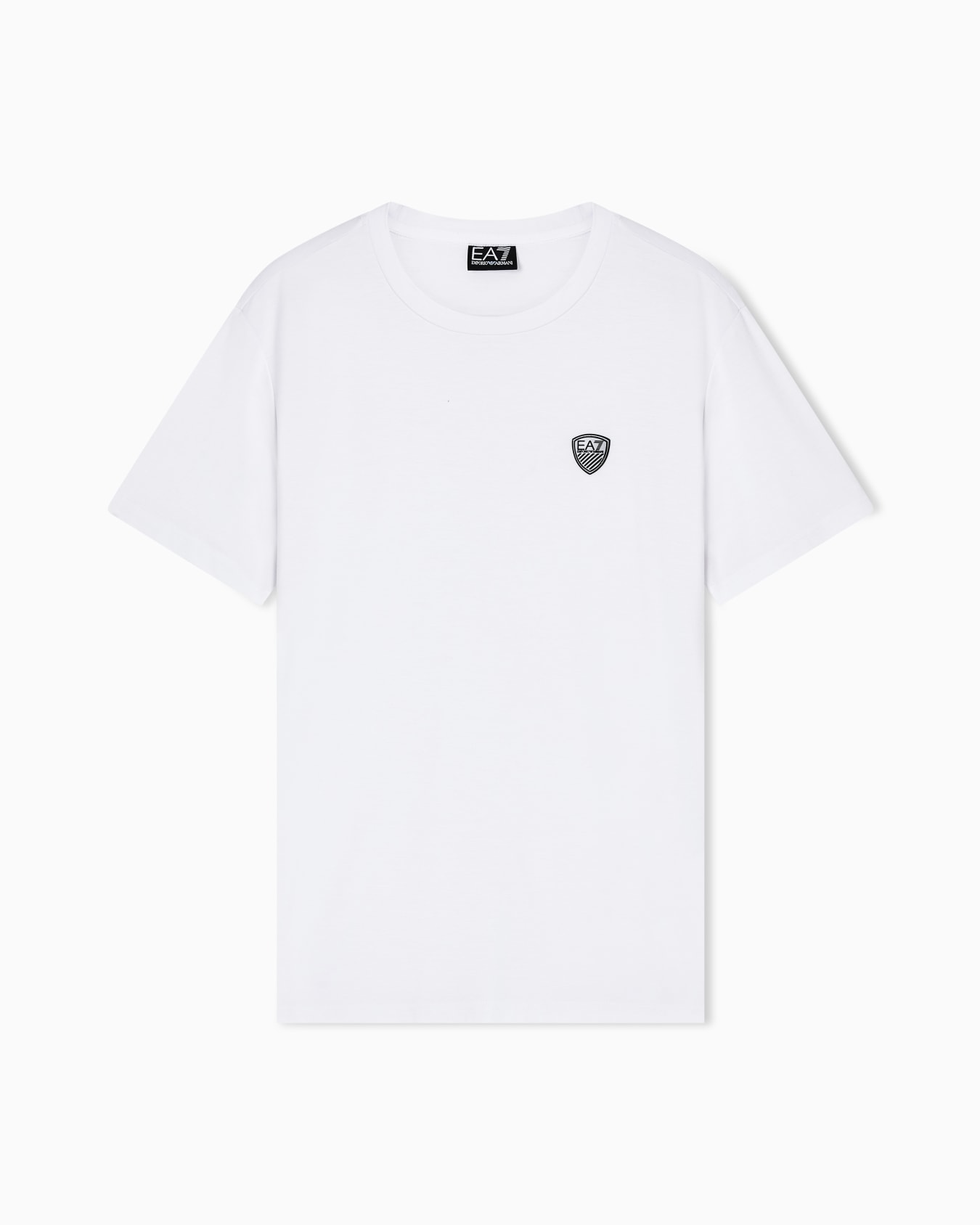 Premium Shield クルーネックTシャツ ビスコース混紡 スライドする 0