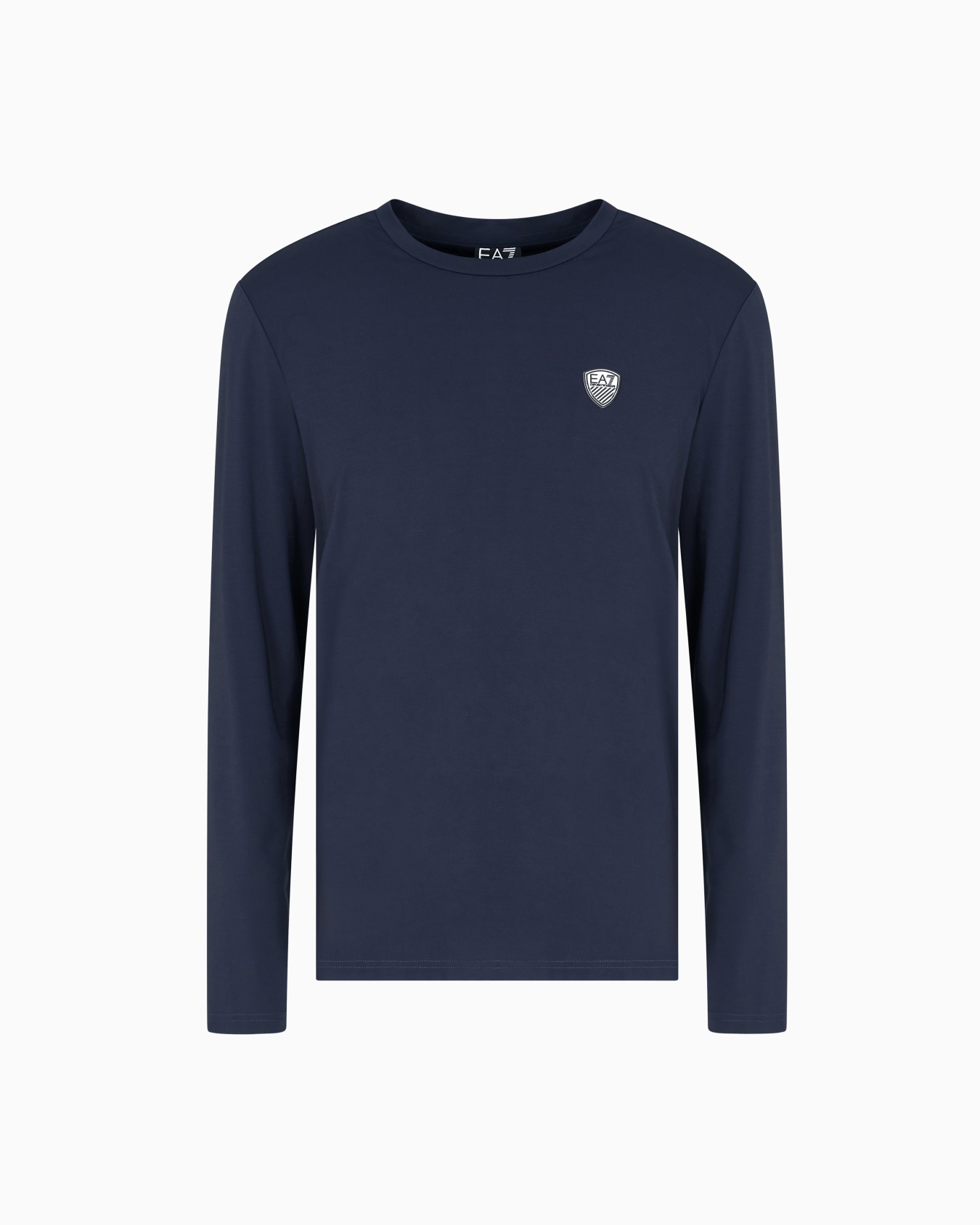 T-shirt à manches longues en jersey stretch Diapositive 0