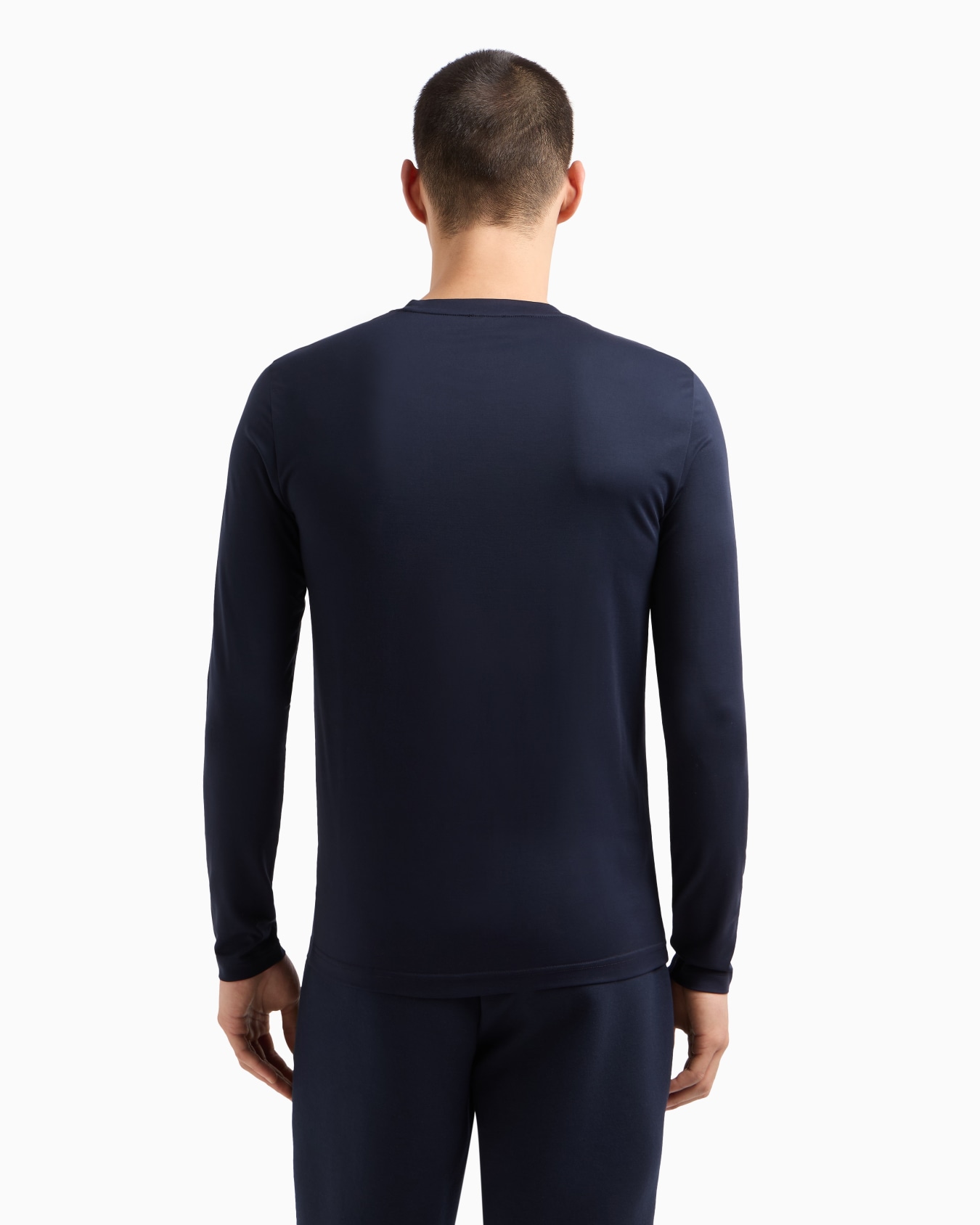 T-shirt à manches longues en jersey stretch Diapositive 2