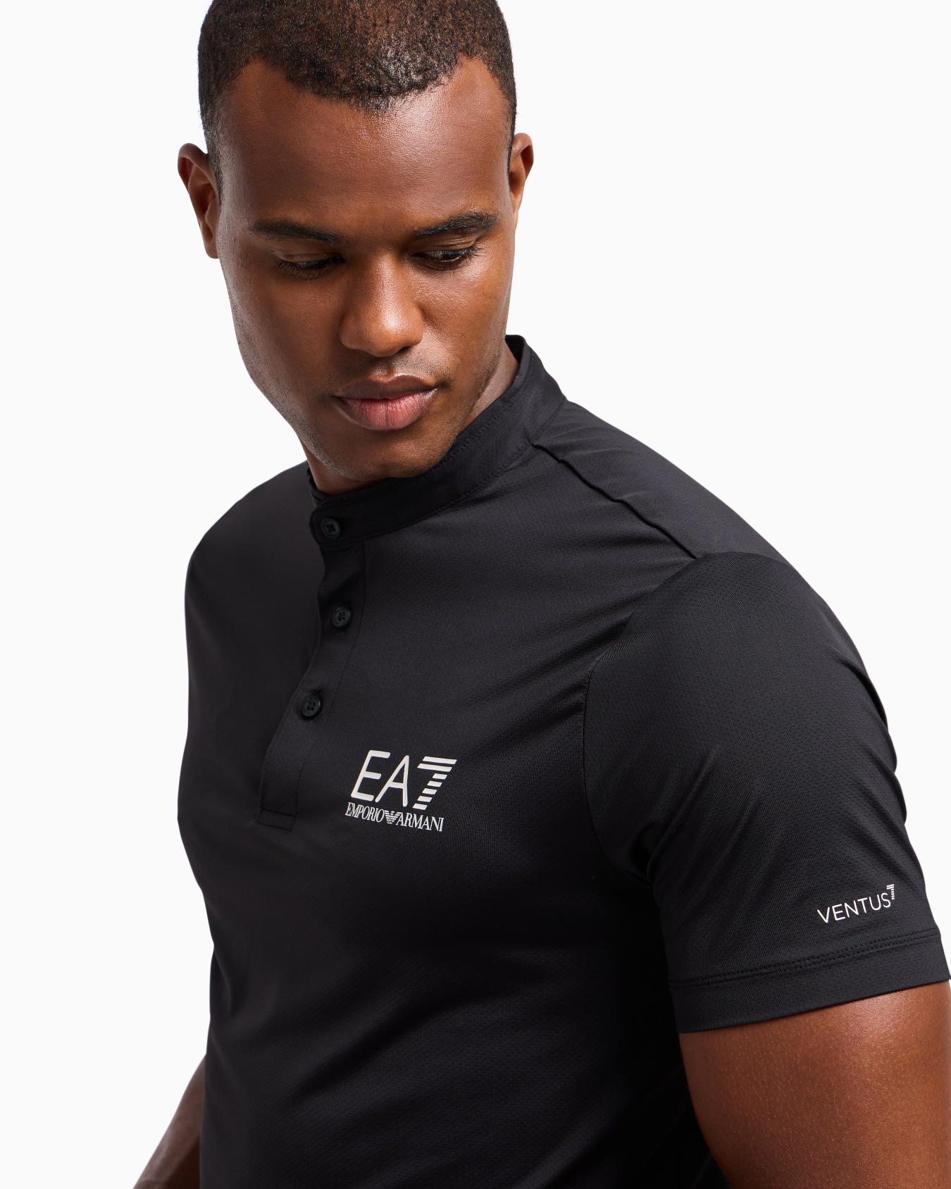 Polo Tennis Pro de tejido técnico VENTUS7 con cuello panadero Diapositiva 4