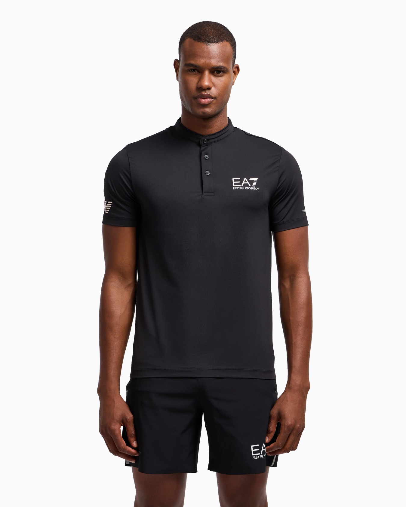 Polo Tennis Pro de tejido técnico VENTUS7 con cuello panadero Diapositiva 3