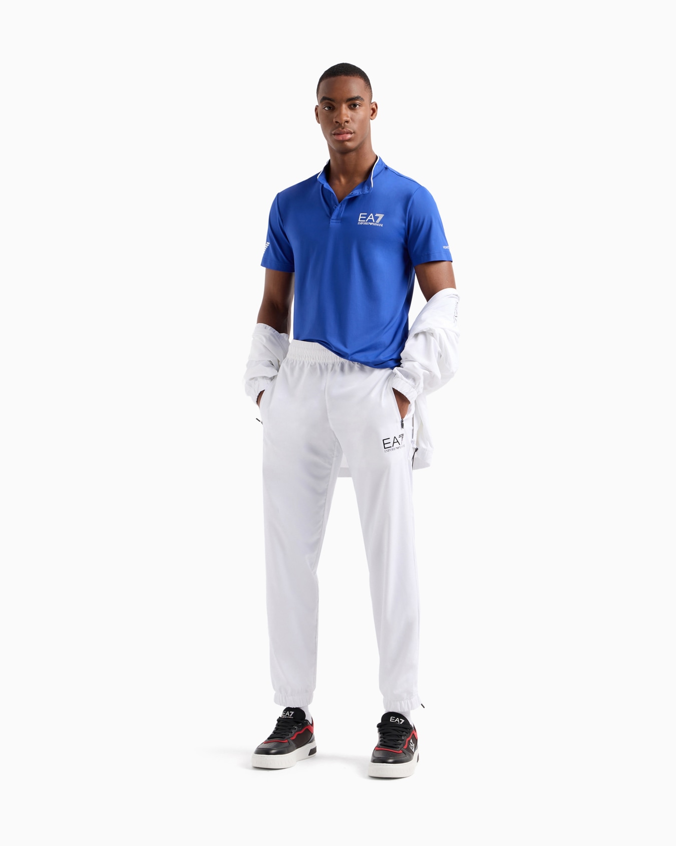 Tennis Pro Poloshirt Serafino aus VENTUS7-Funktionsgewebe Folie 1