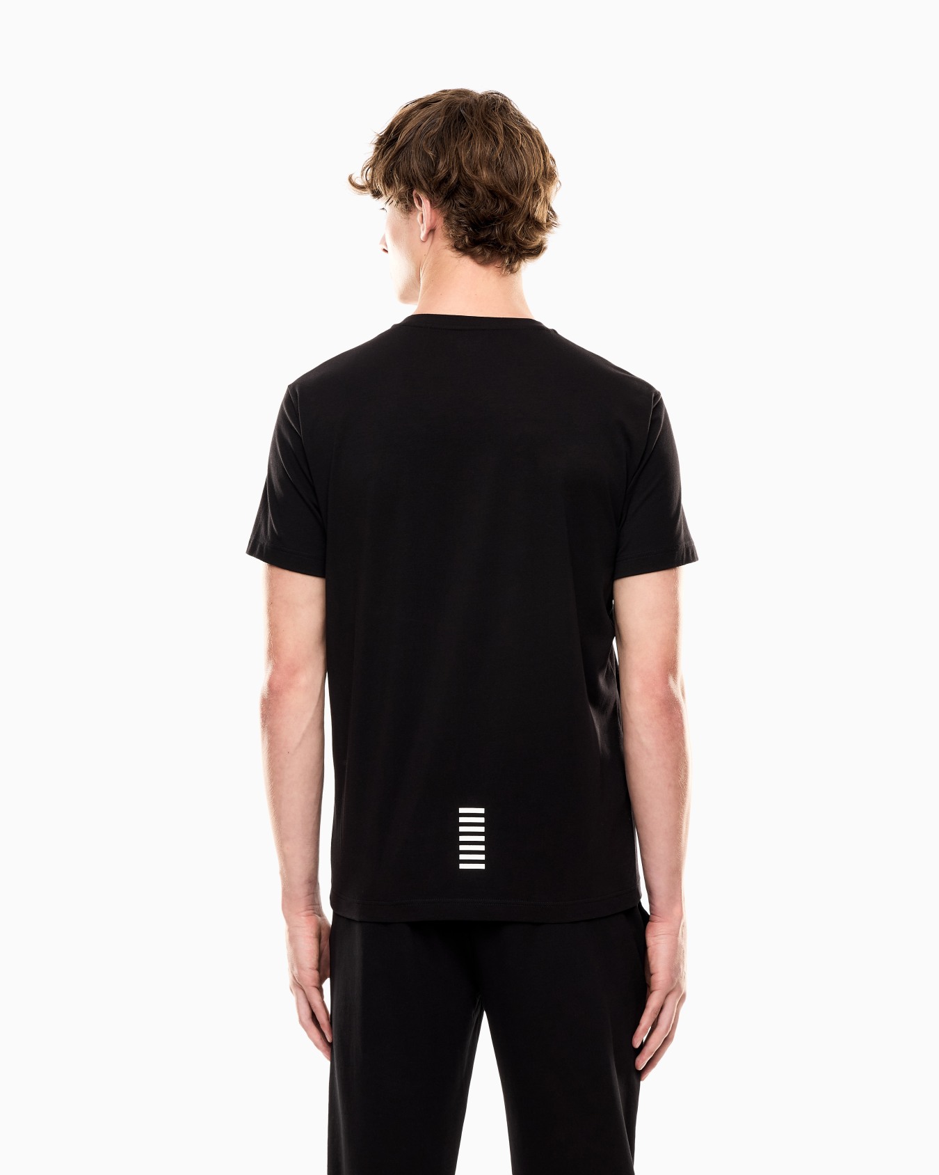 Core Identity stretch cotton jersey V-neck T-shirt Slide 2