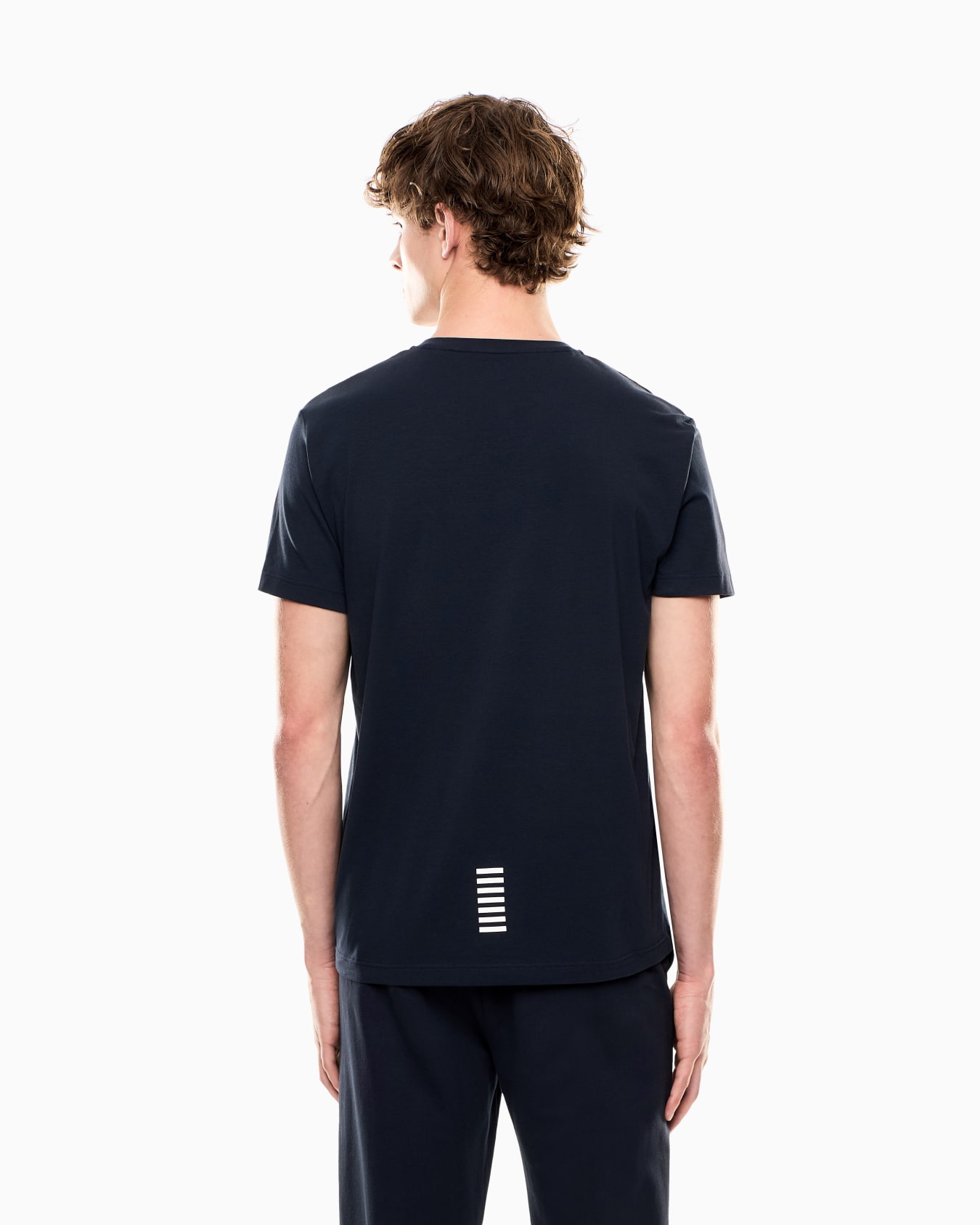 Core Identity stretch cotton jersey V-neck T-shirt Slide 2
