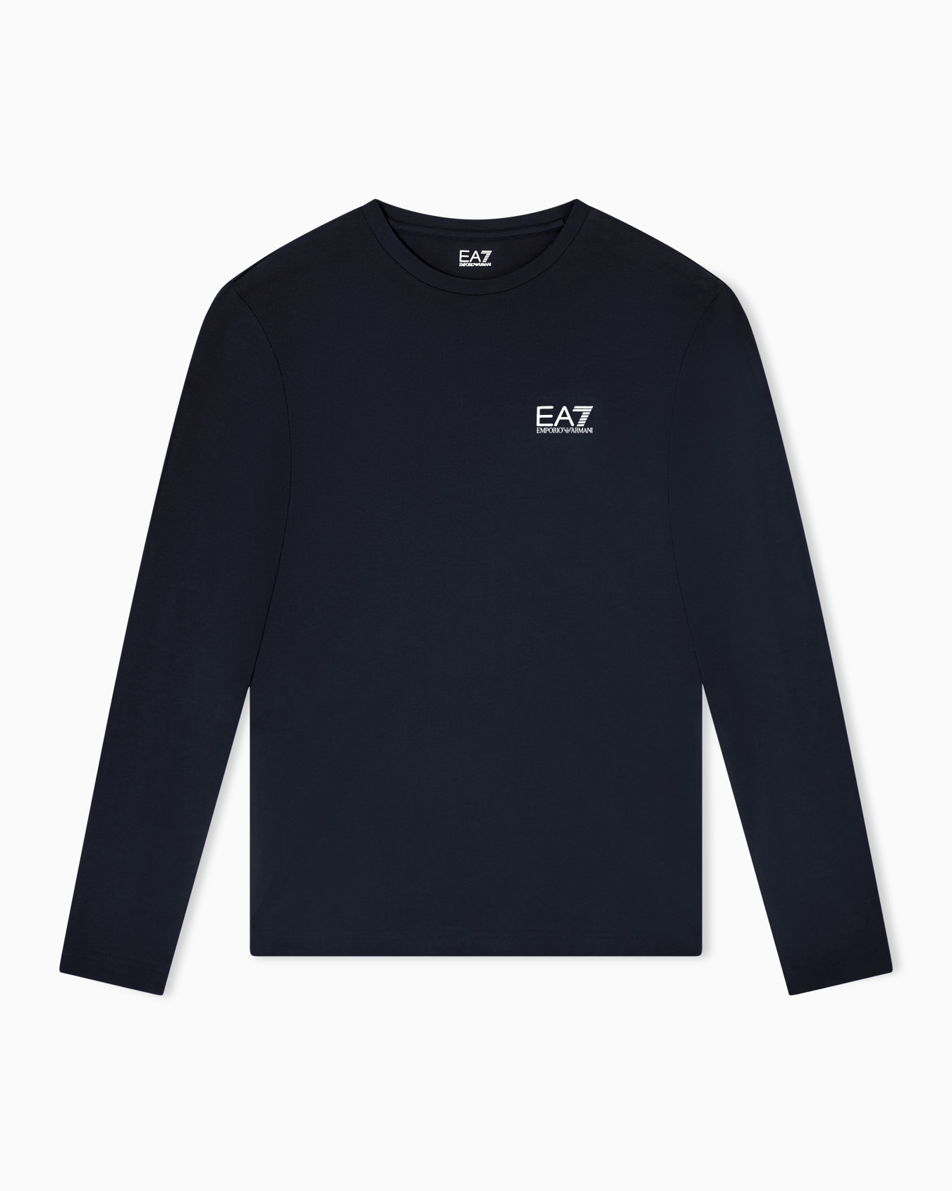 Long-sleeved cotton Core Identity T-shirt Slide 0