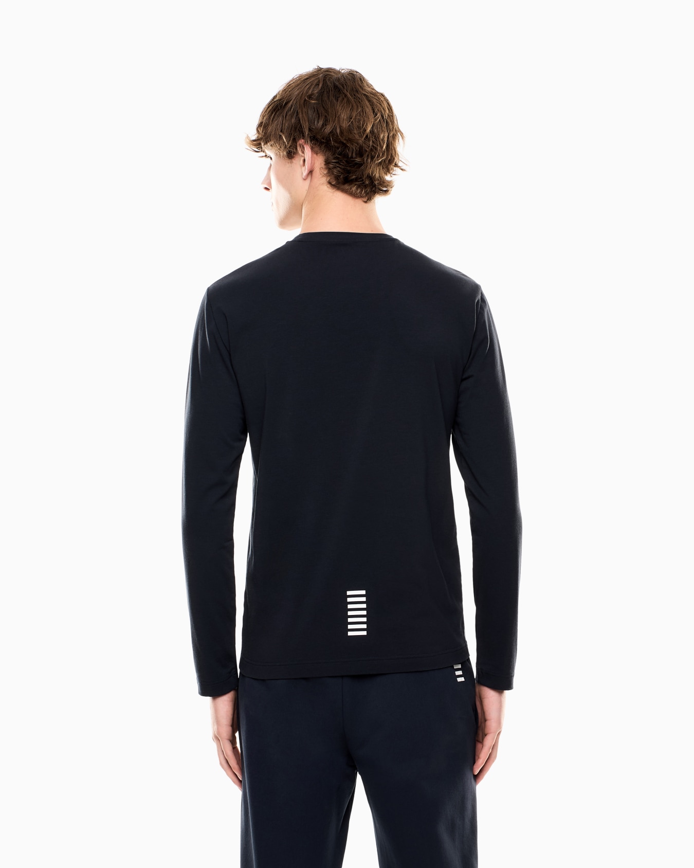 Long-sleeved cotton Core Identity T-shirt Slide 2
