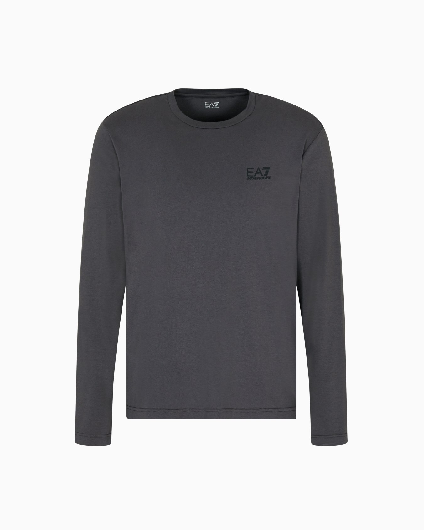Long-sleeved cotton Core Identity T-shirt Slide 0