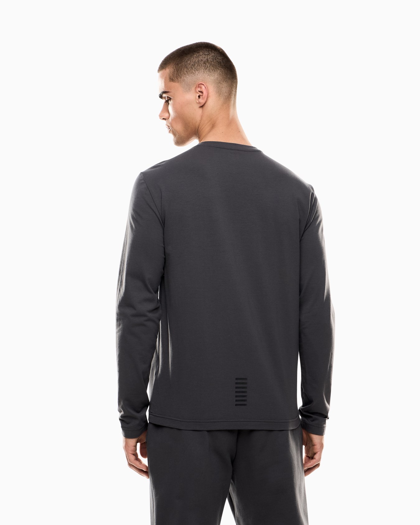 Long-sleeved cotton Core Identity T-shirt Slide 2